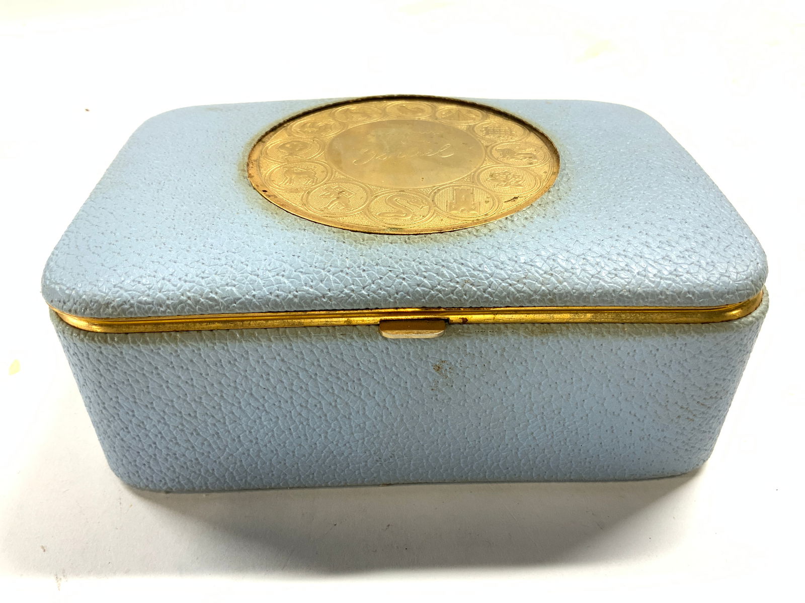 ROSENFELD ISRAEL Leather Lidded Keepsake Box (1 of 8)