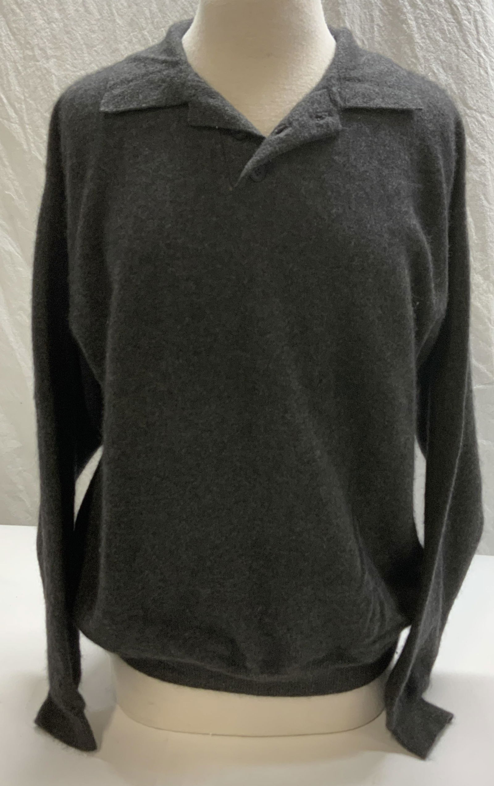 Gray Knit Cashmere Sweater (1 of 6)