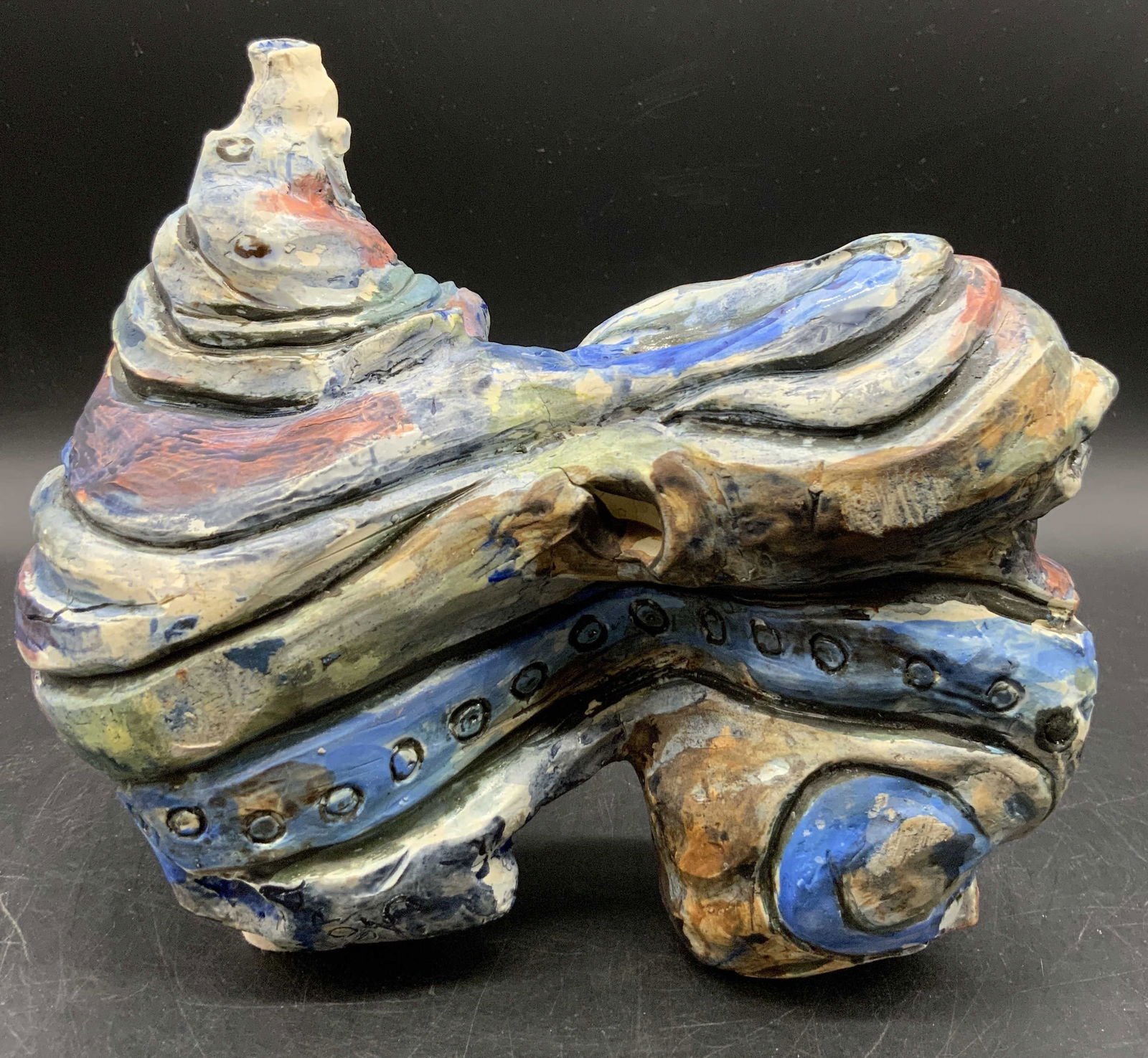 Artist Signed Handmade Pottery Sculpture (1 of 11)