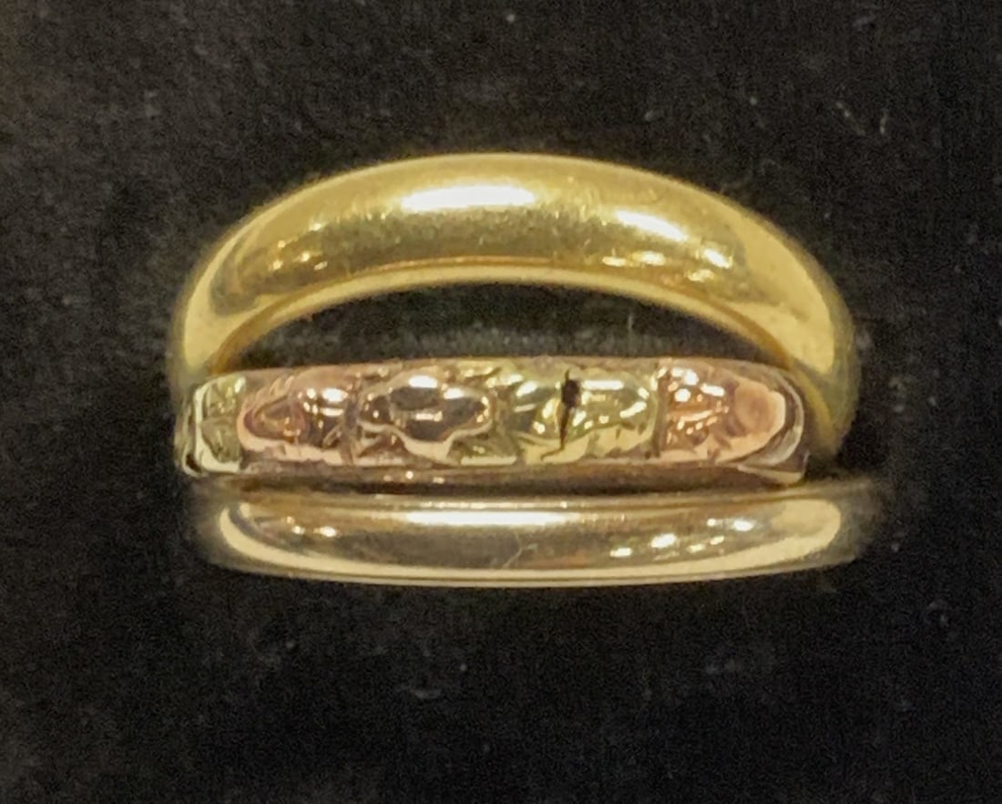 Lot3 Gold Rings, BSF/Black Hills Gold 18k 14k 10K (1 of 6)