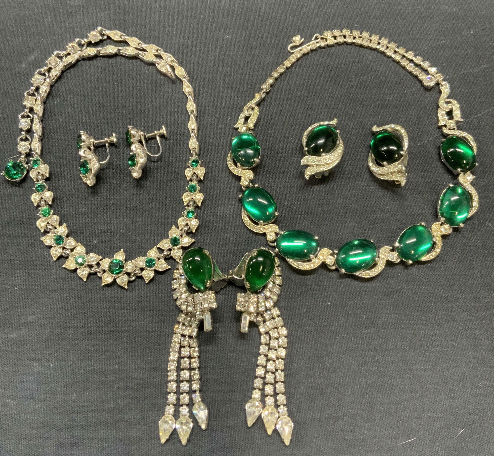 Lot 5 Bogoff & Schiaparelli Crystal Jewelry Sets (1 of 16)