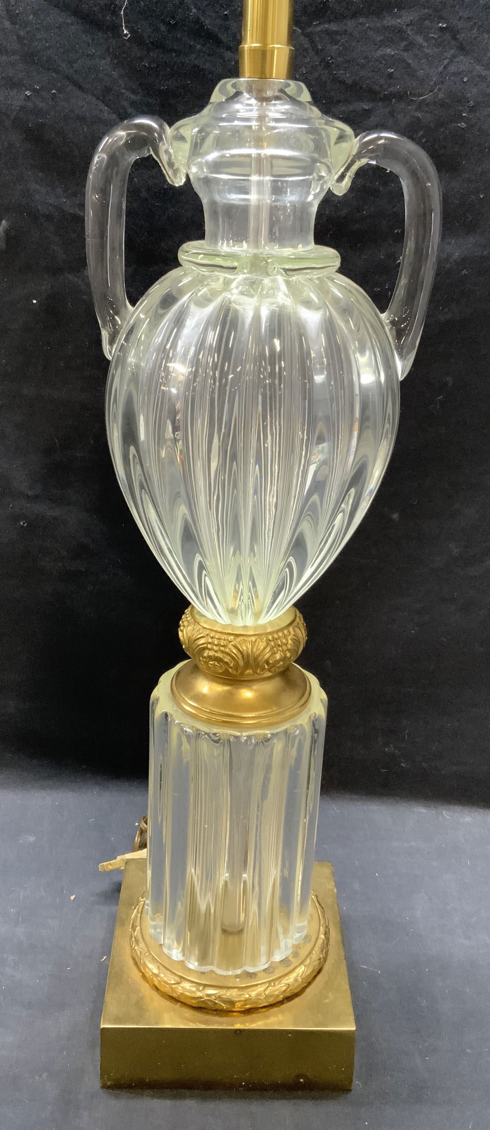 Vintage Marbro Lamp Co Gilt Glass Lamp (1 of 10)