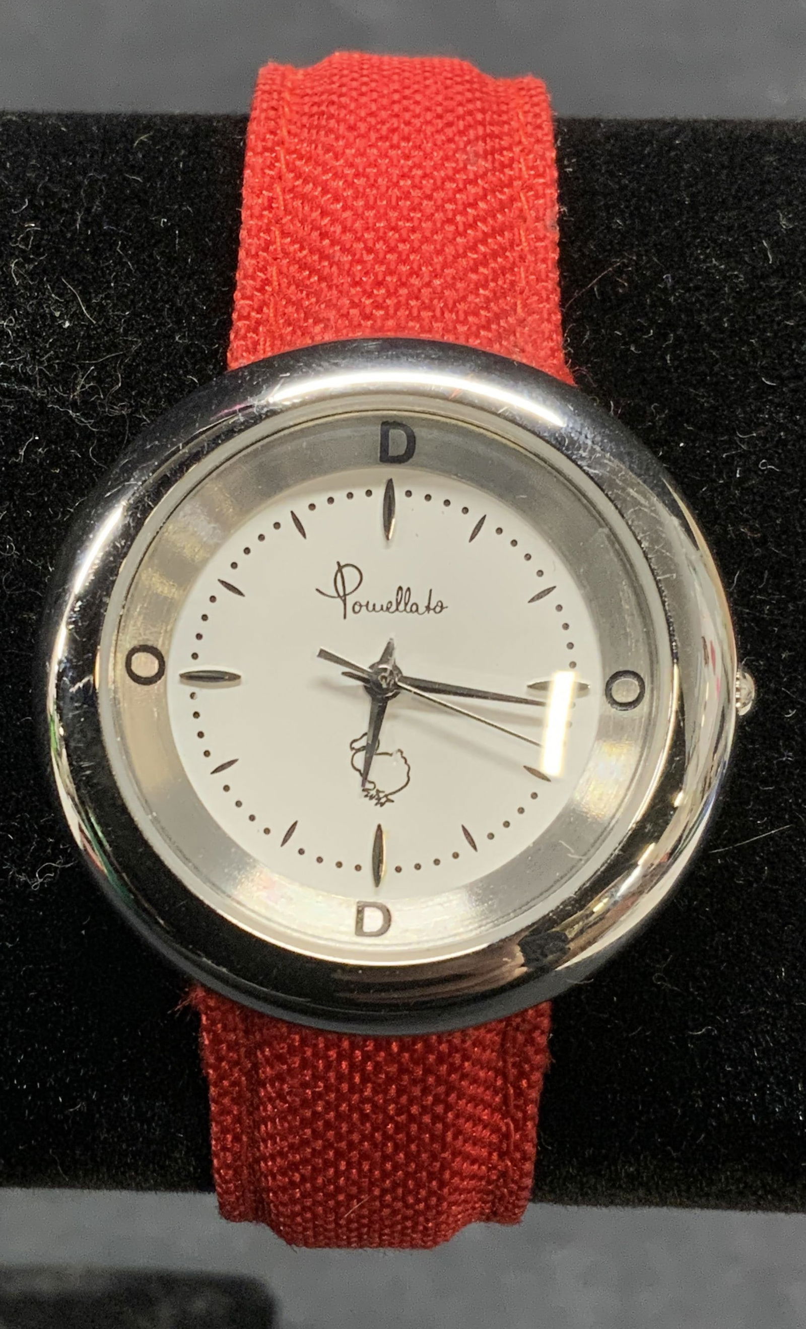 POMELLATO Stainless Steel Red Strap Watch (1 of 6)