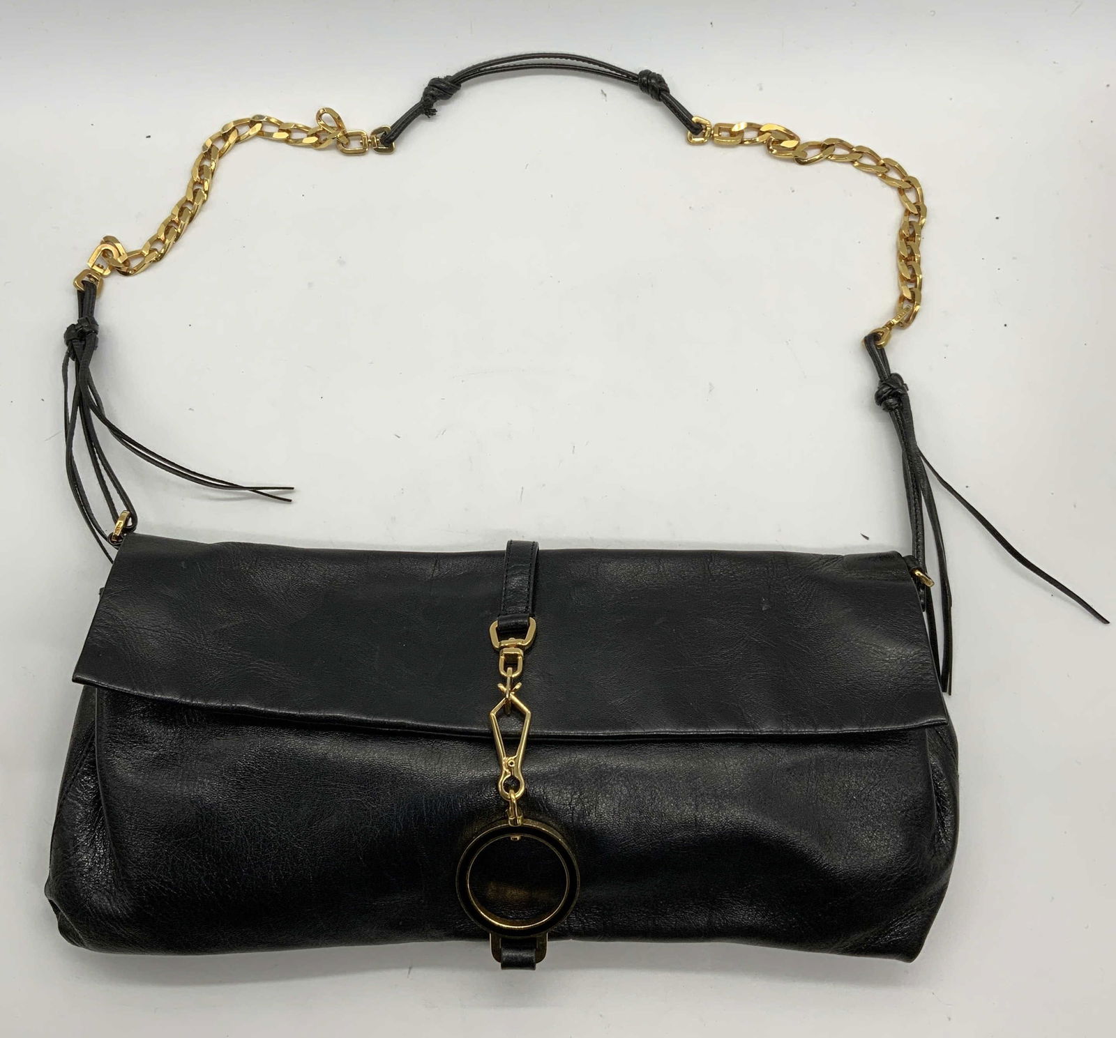 Prada Black Leather Baguette Handbag, Italy (1 of 10)
