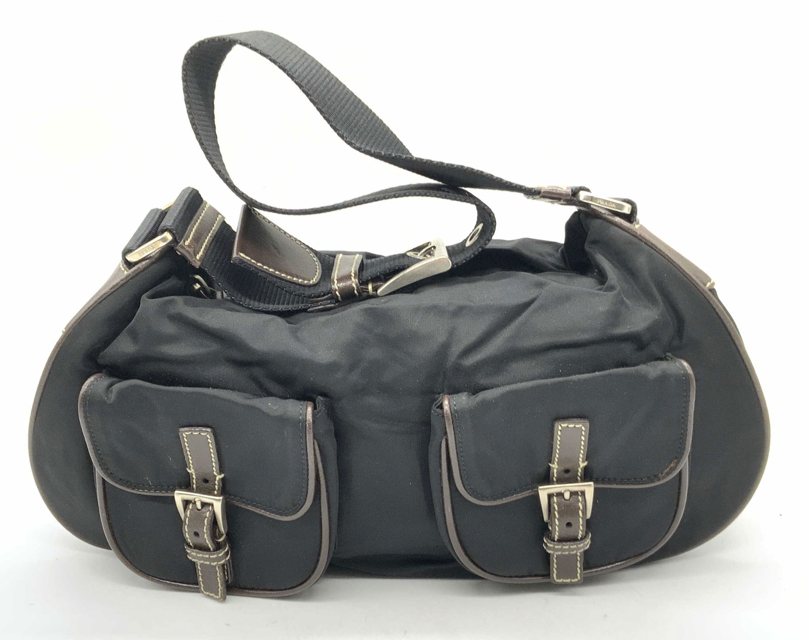 Prada Black Tessuto Nylon Handbag, Italy (1 of 7)