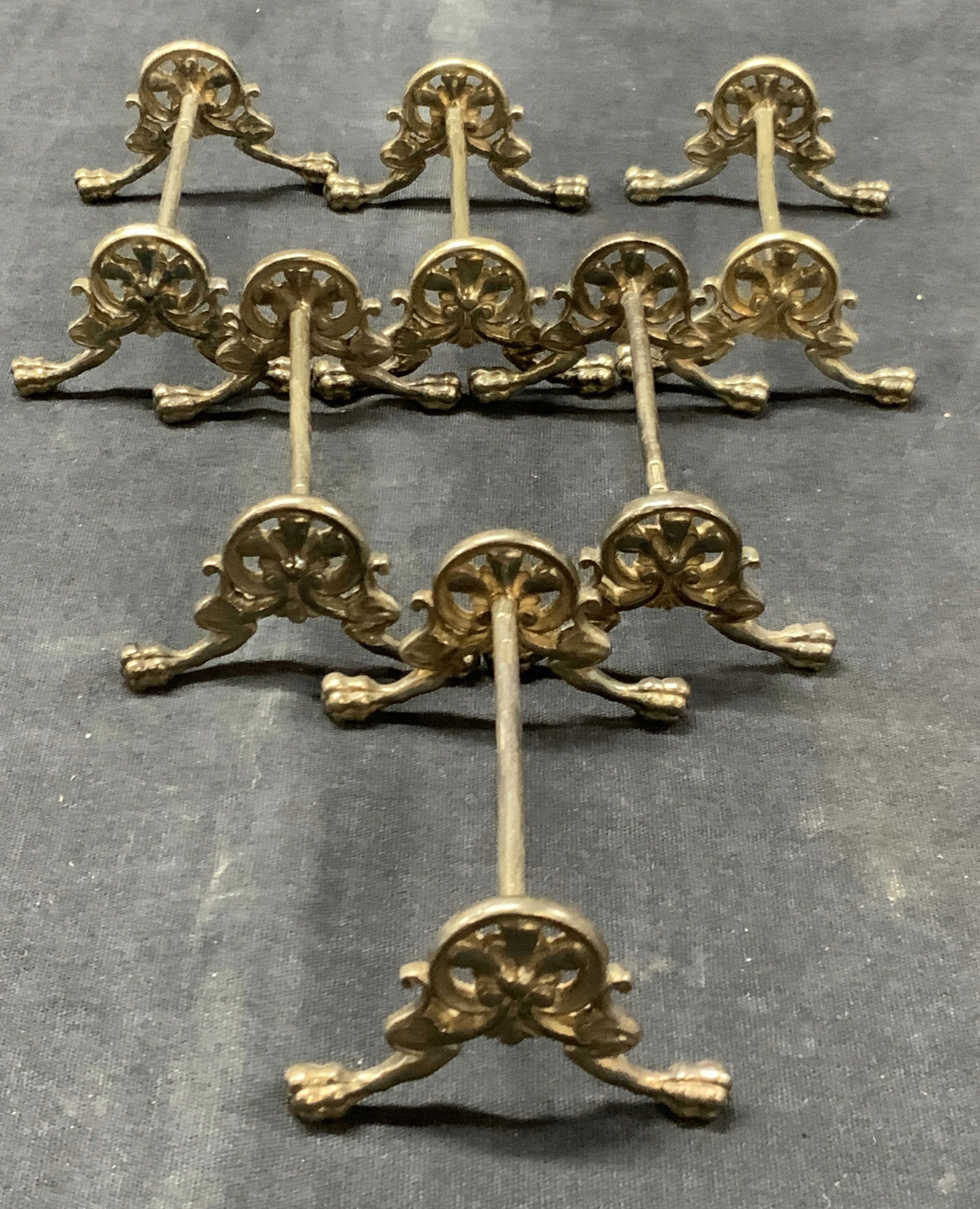 Set 6 Vintage CHRISTOFLE Sterling Knife Rests (1 of 7)