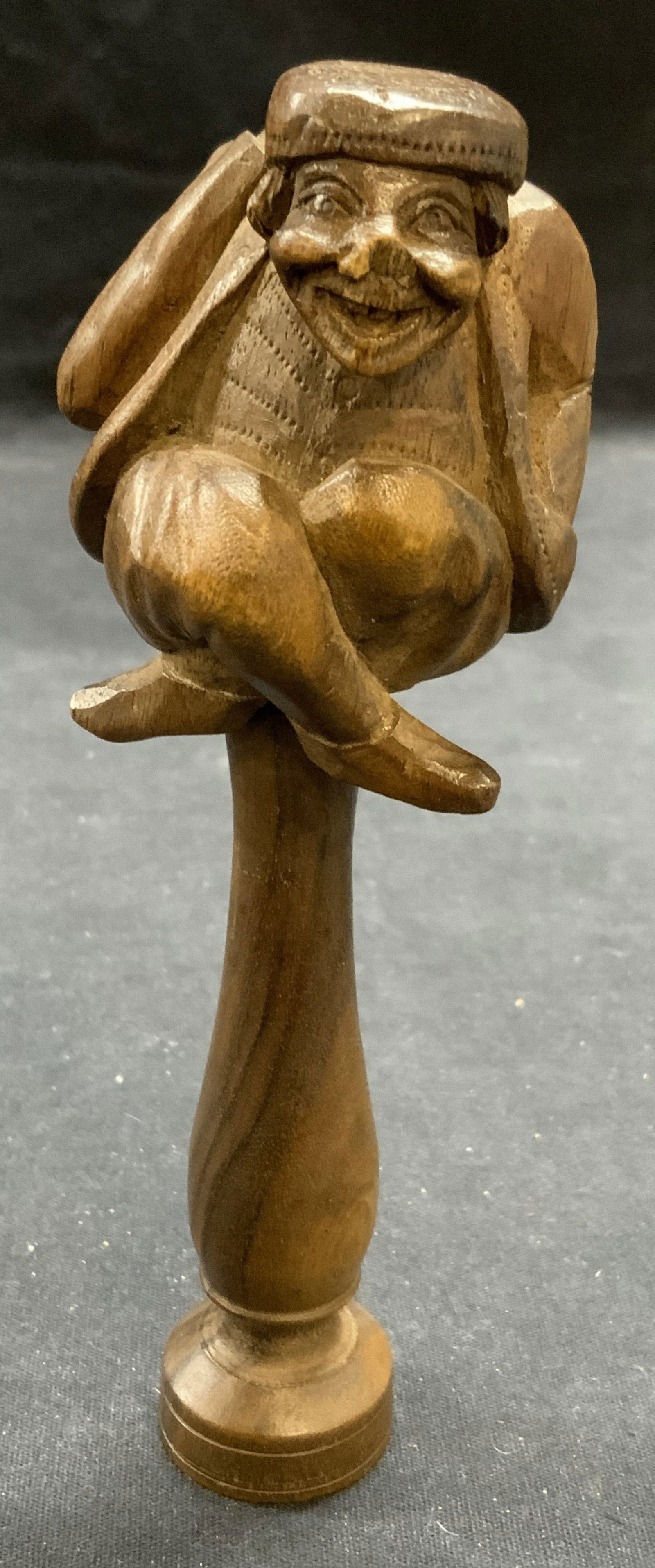 Antique Figural Carved Wood Screw Nutcracker (1 of 8)