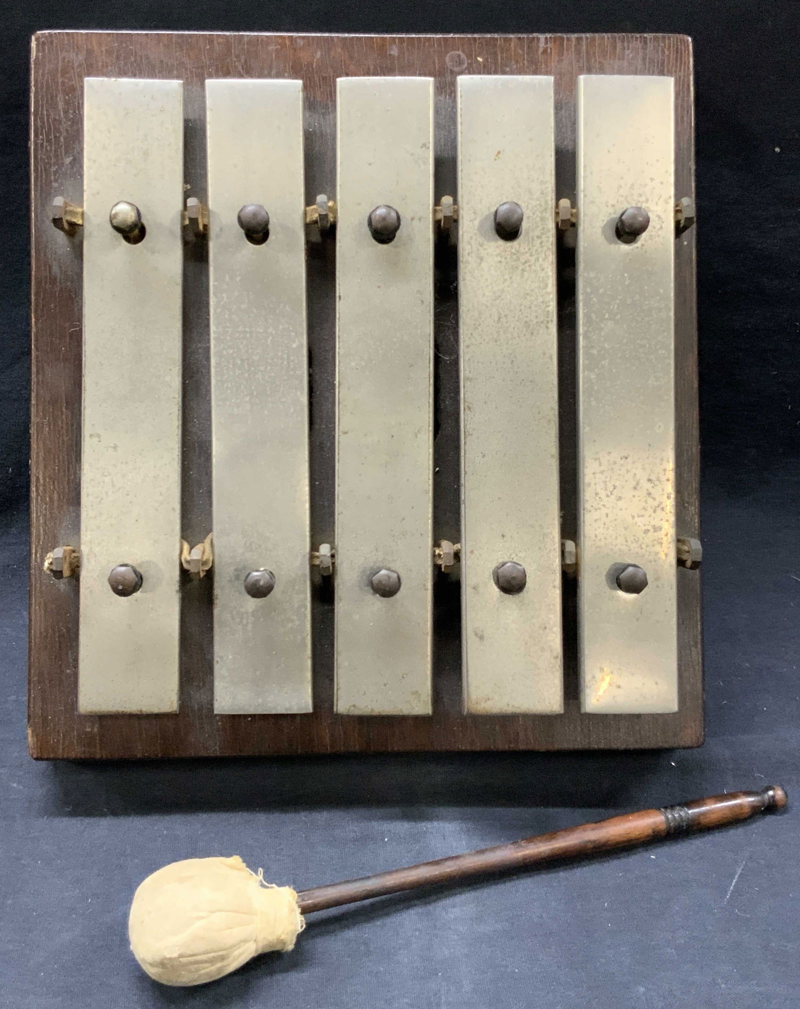 Antique Deagan 4 Note Dinner Chime W Mallet USA (1 of 8)
