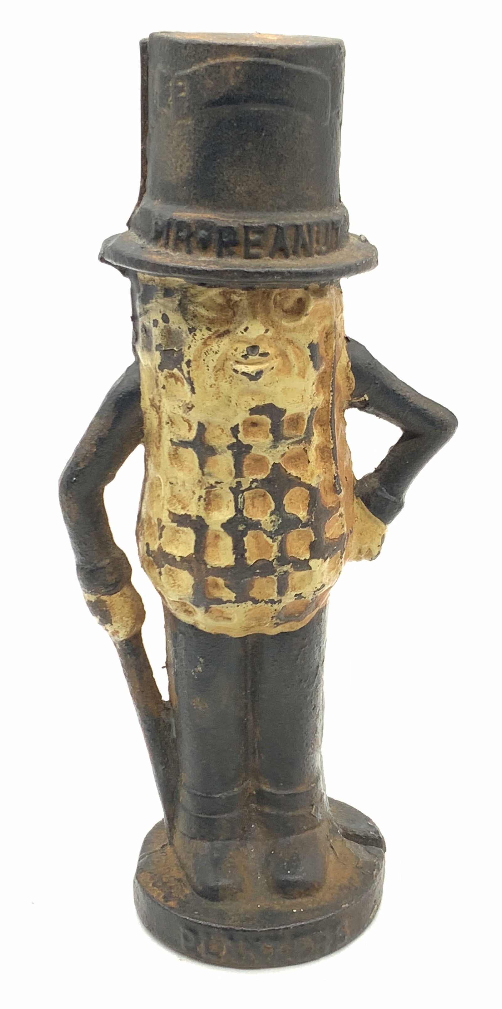 Vintage Cast Iron Planters Mr Peanut Coin Bank (1 of 8)