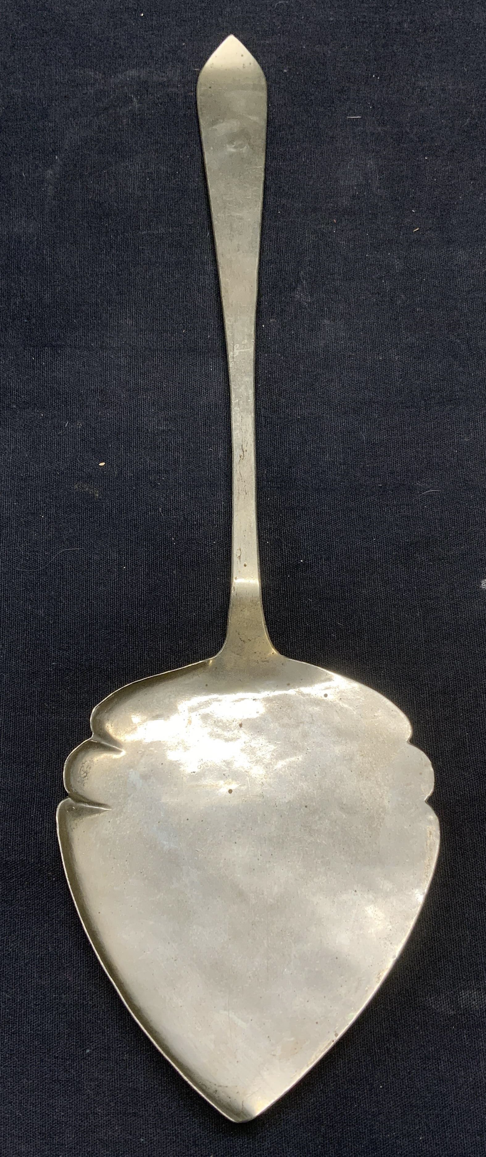 Vintage Silver Tone Spade Server Pastry Trowel (1 of 6)