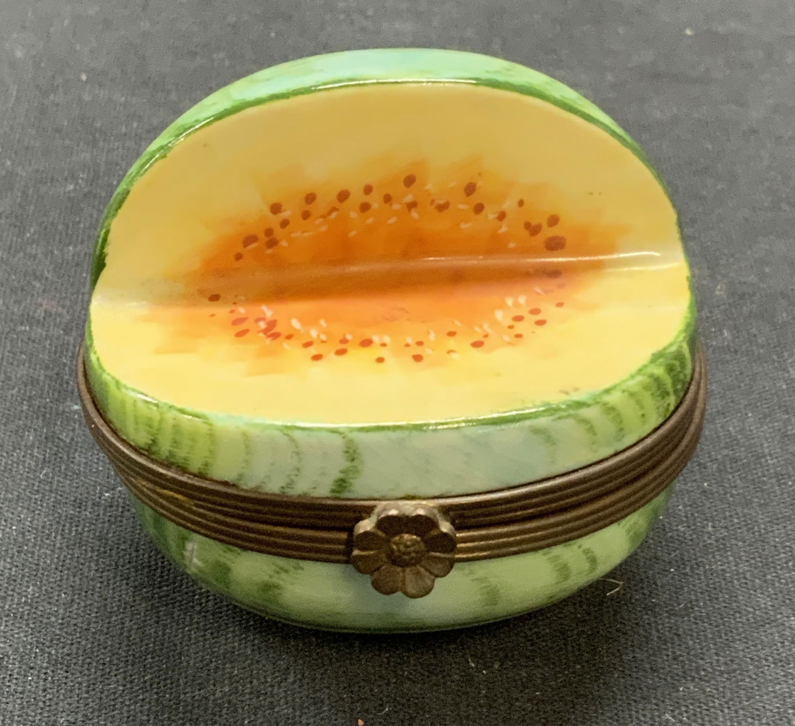 Vintage Limoges Porcelain Guava Trinket Box (1 of 7)