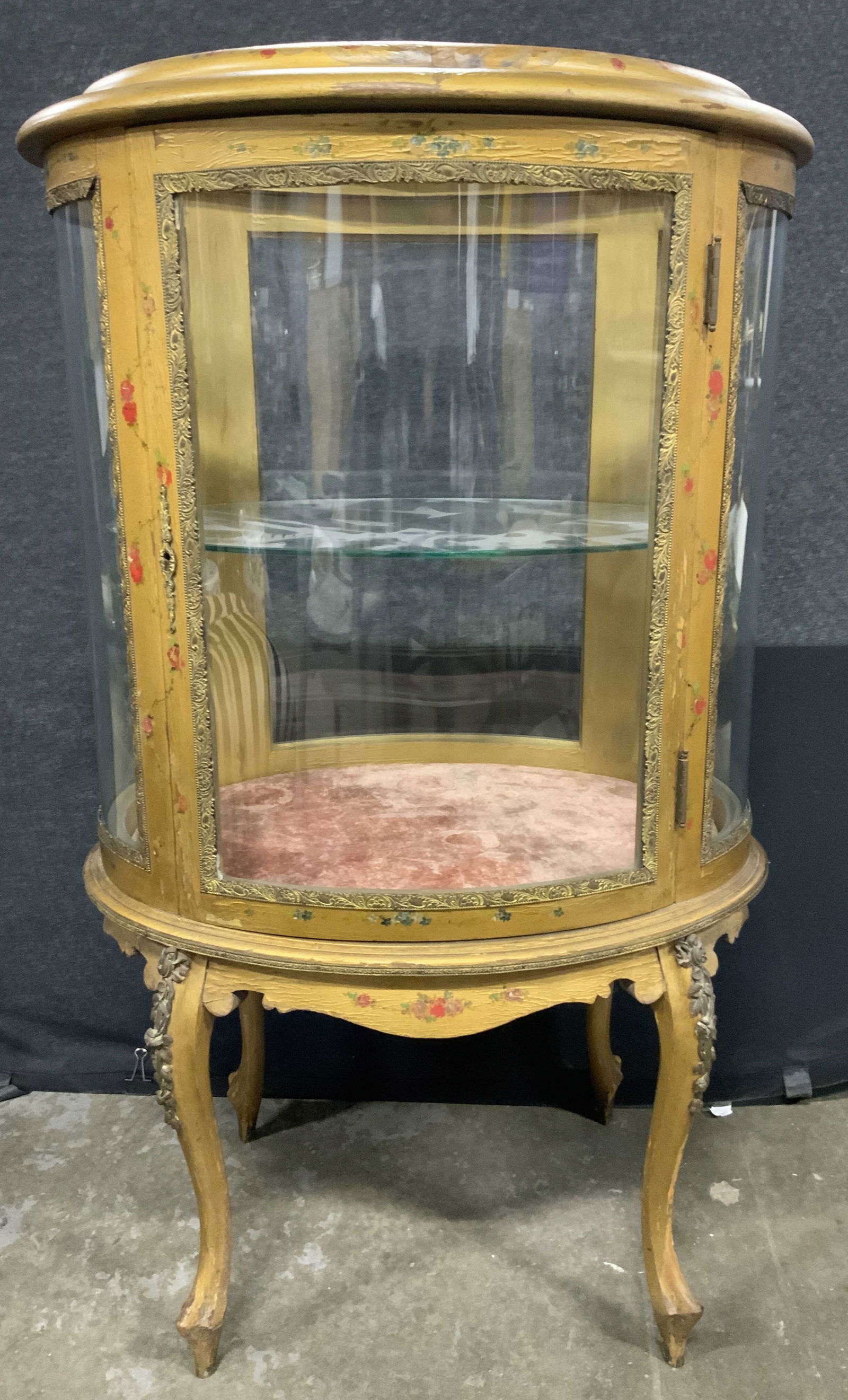 Antique Gilt Wood Victorian Vitrine 3.5ft (1 of 10)