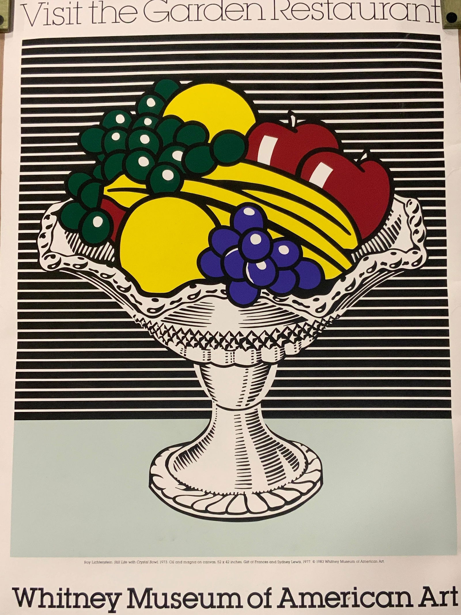 Lichtenstein Still life Whitney Museum Advert 1983 (1 of 12)