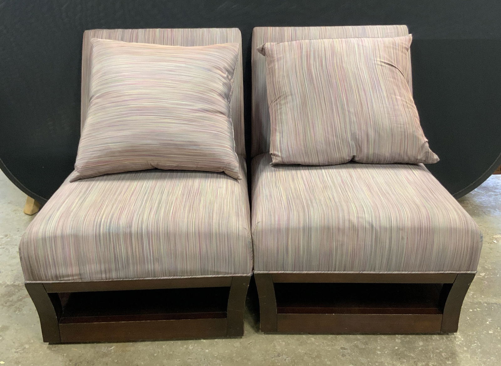 Pr JOHN HUTTON DONGHIA Swivel Slipper Chairs (1 of 14)