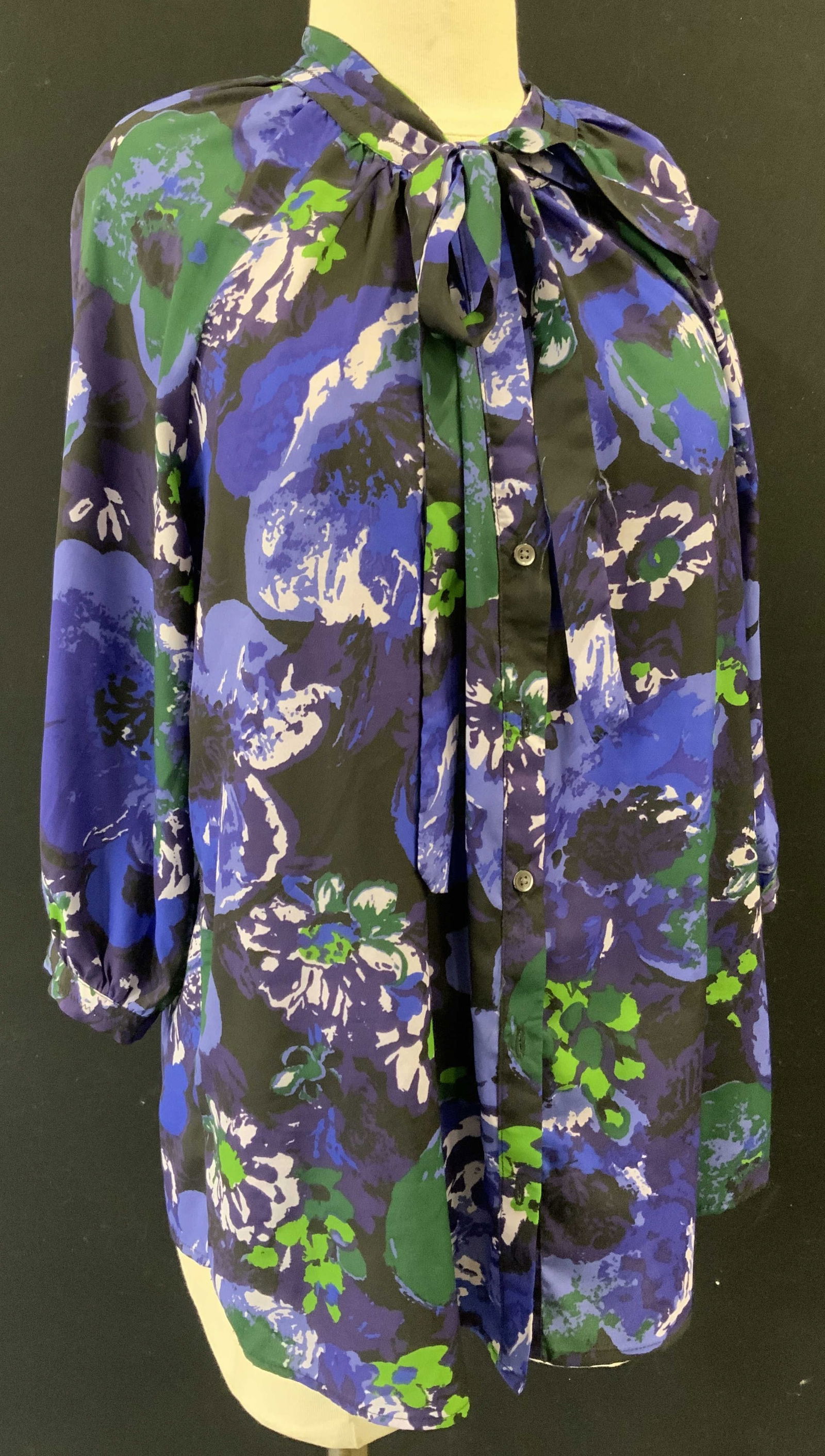 Isaac Mizrahi Jeans Silky Blouse (1 of 6)