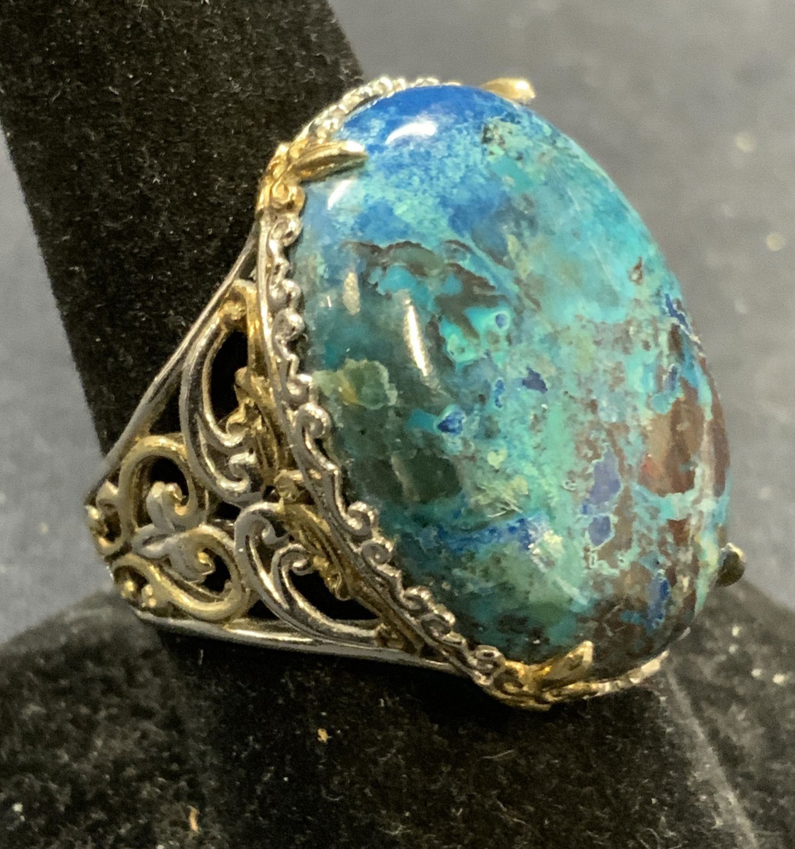 MICHAEL VALITUTTI Sterling Silver Blue Ring (1 of 6)