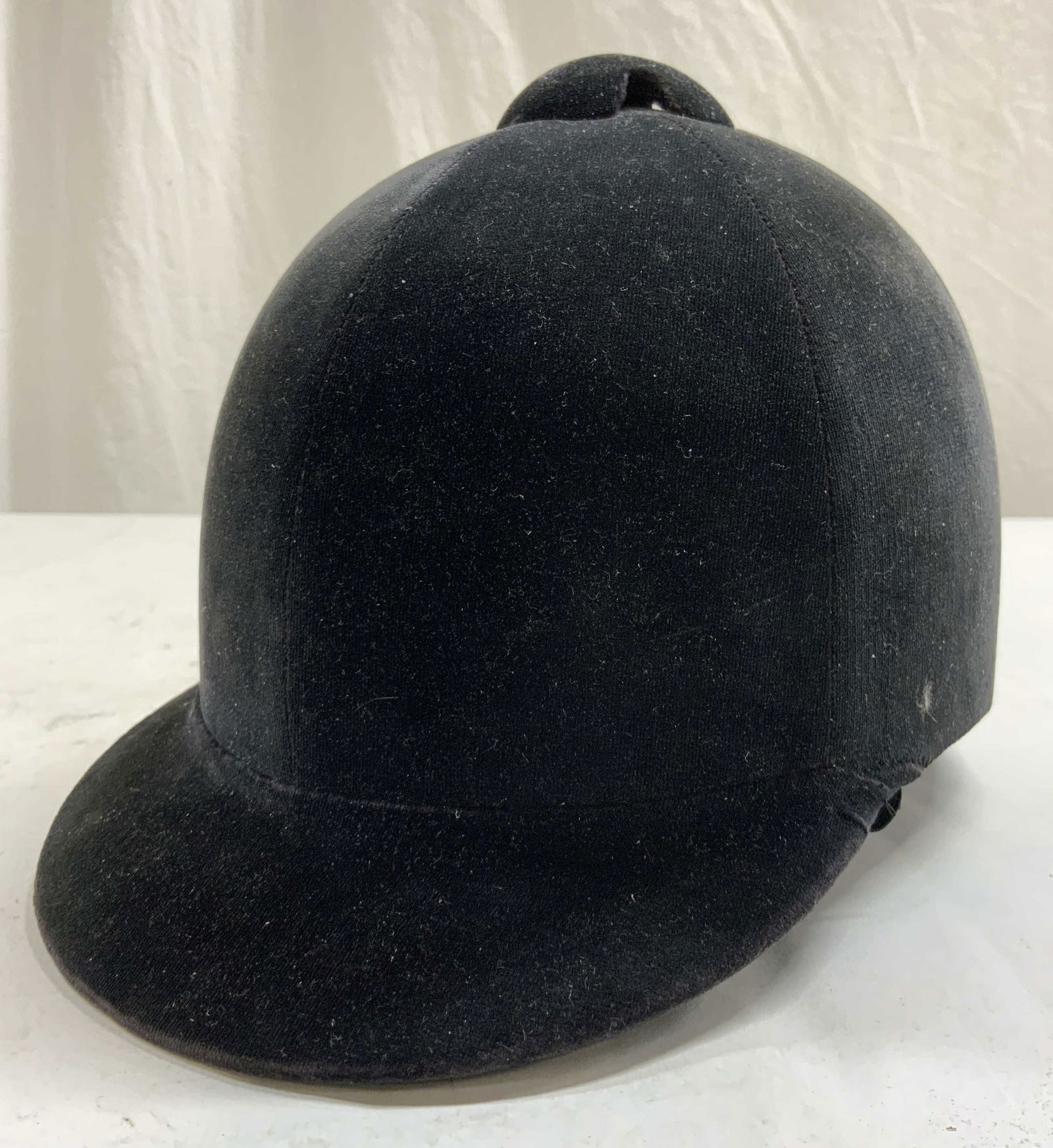 CARL R KAUFFMANS Crushed Velvet Riding Hat Blk (1 of 8)