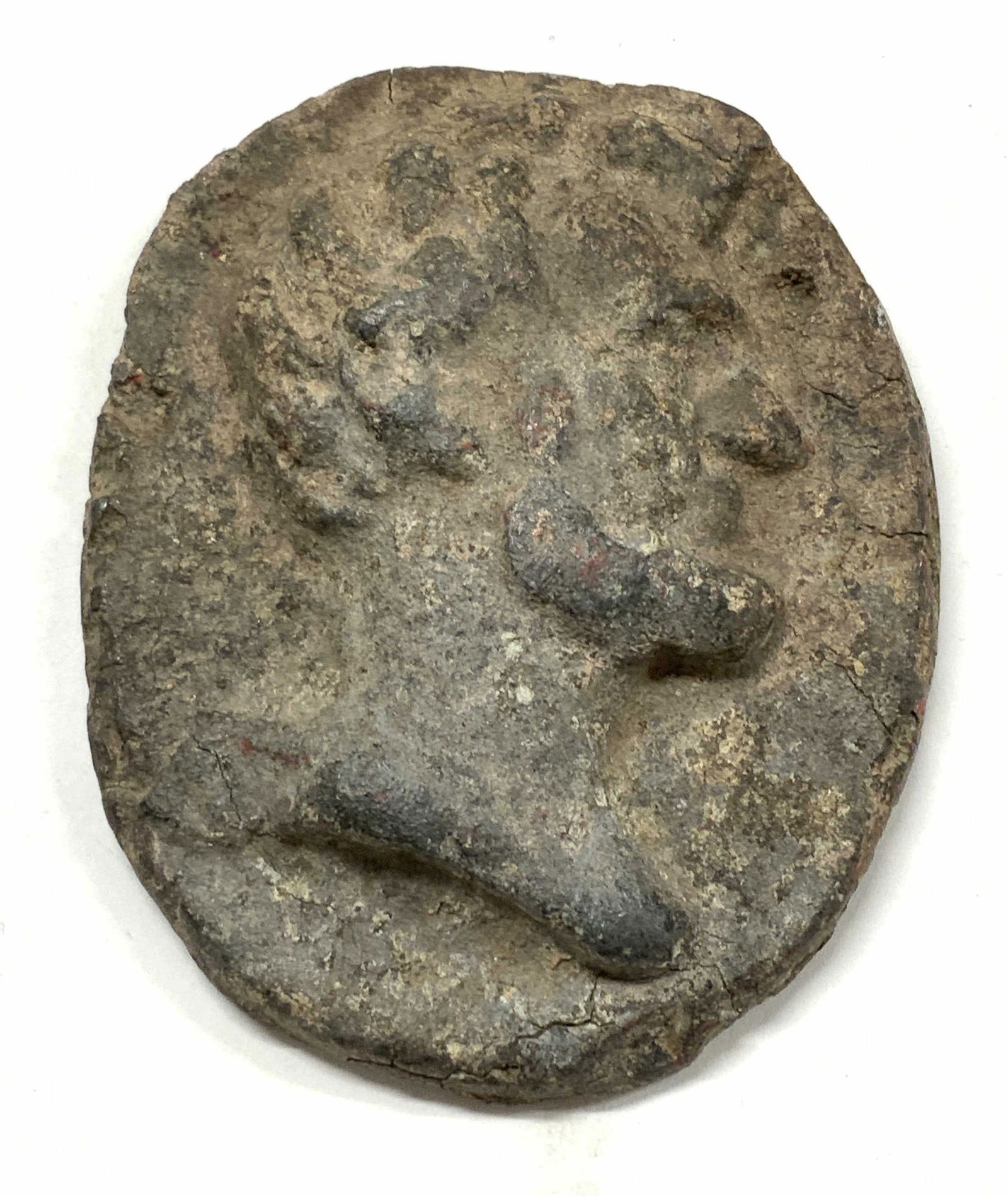 Antique Bronze Cast Metal Abraham Lincoln Profile (1 of 6)