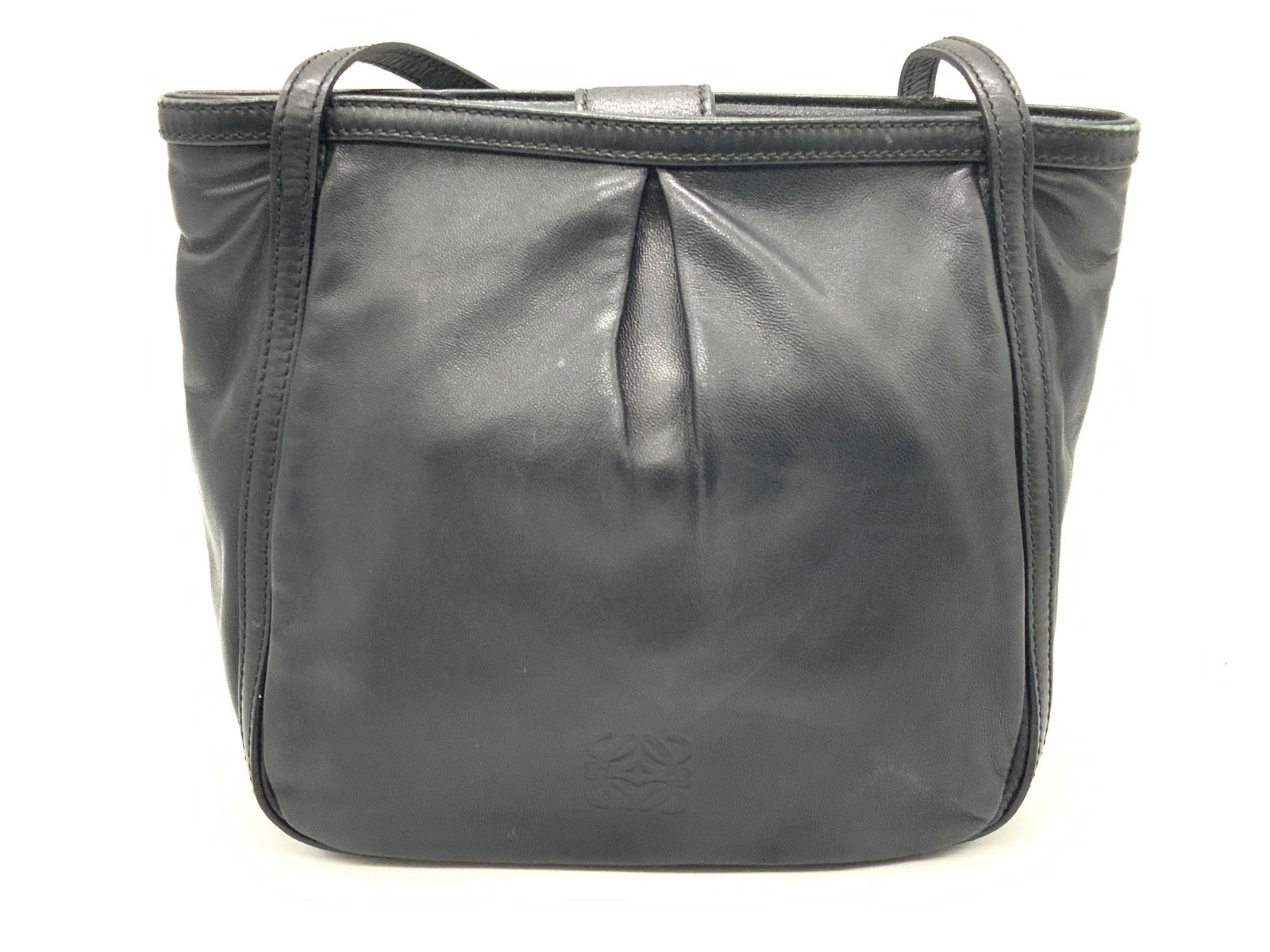 LOEWE Black Leather Hand Bag (1 of 8)