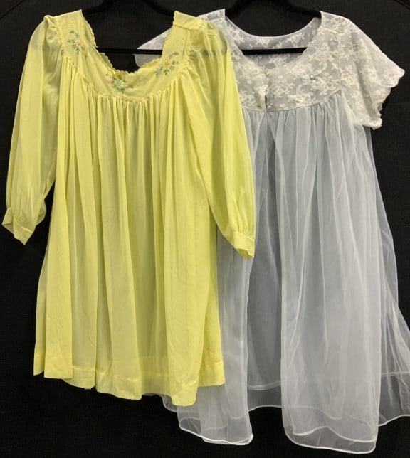 2 Vintage Eve Stillman Nightgown & Mid Century Robe (1 of 9)