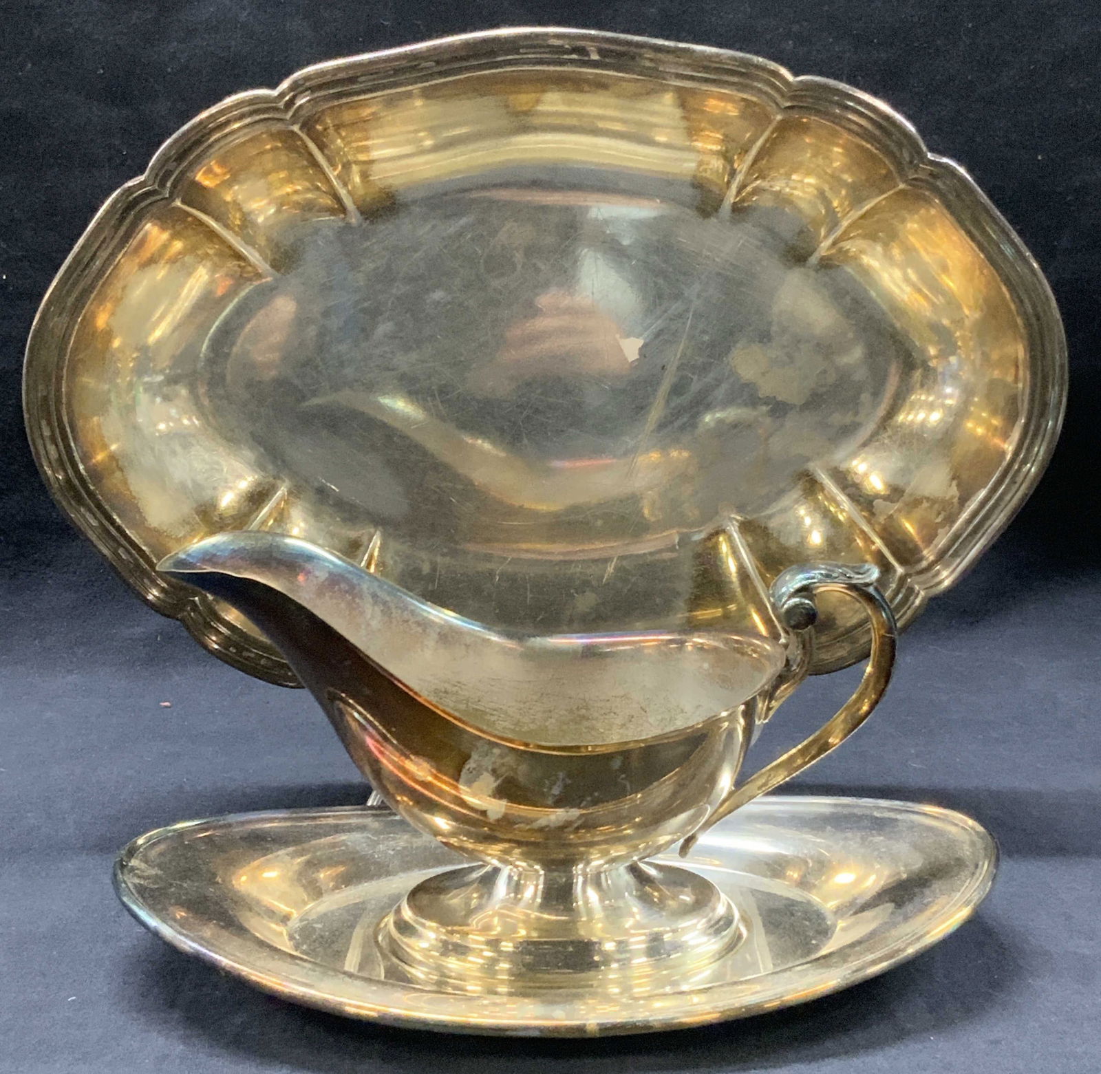 3 Vintage Silver Plate Tableware Sheffield England (1 of 11)