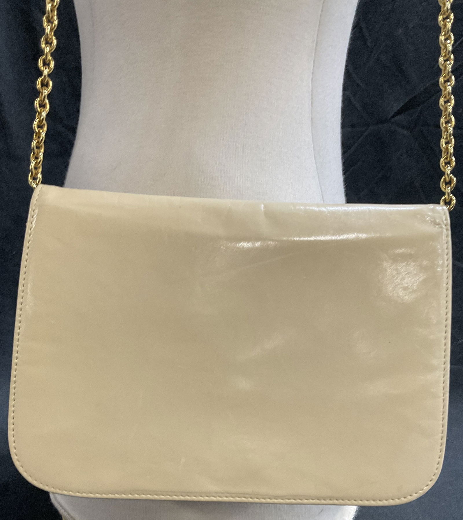 Vintage Beltrami Cream Leather Shoulder Bag, Italy (1 of 7)