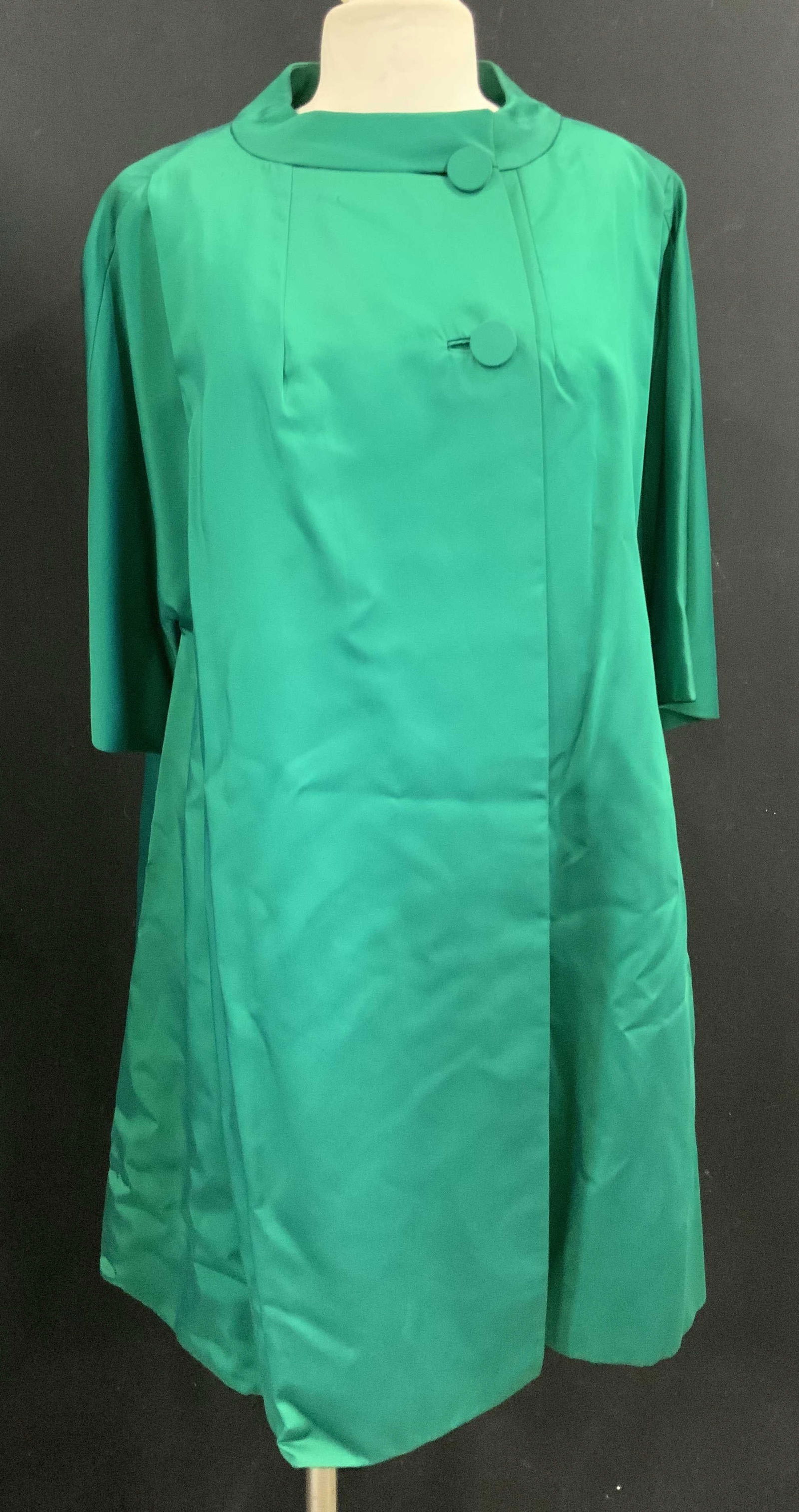 Mid Century Green Cocktail Swing Jacket (1 of 10)
