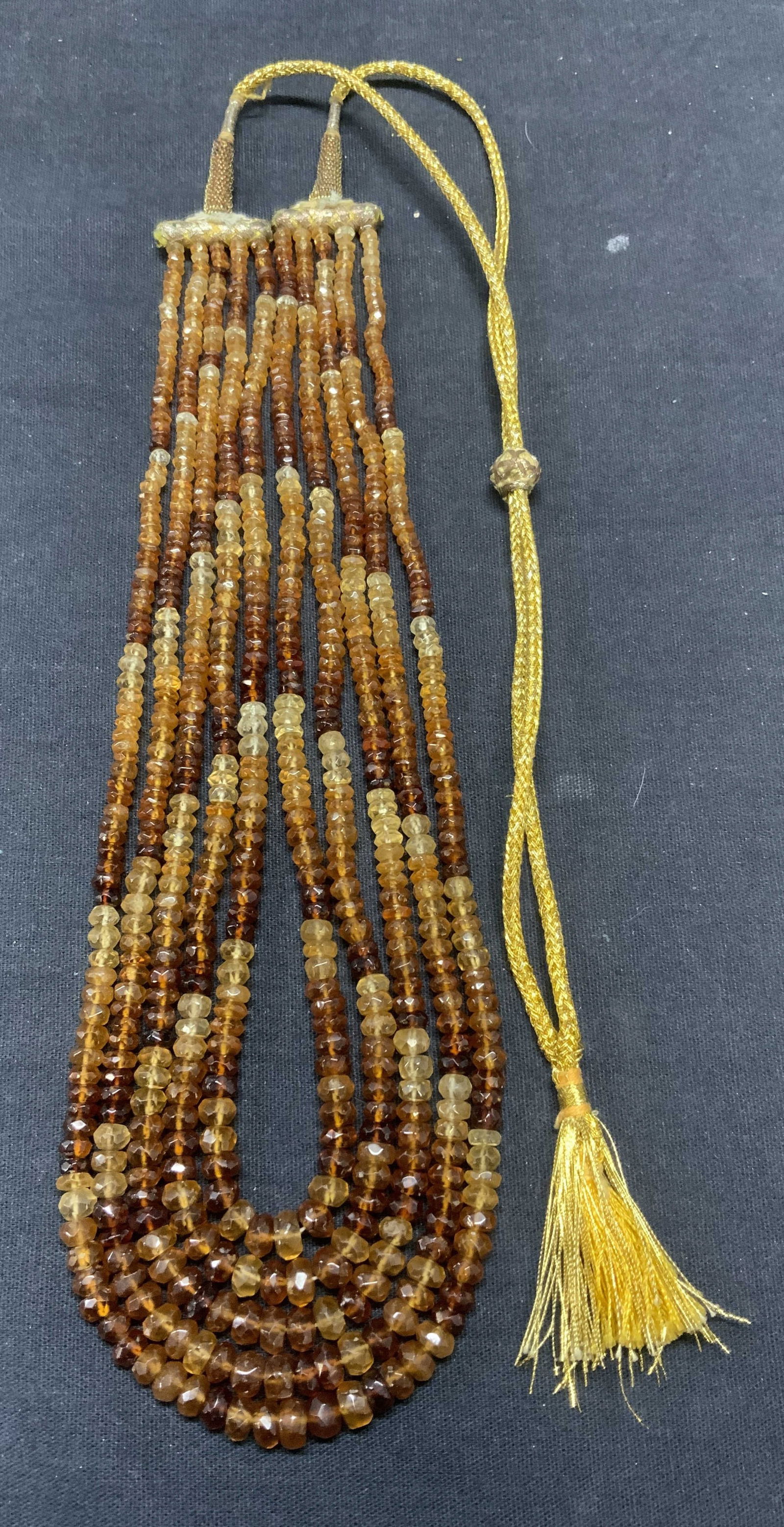 Citrine Beaded Multi Strand Necklace (1 of 6)