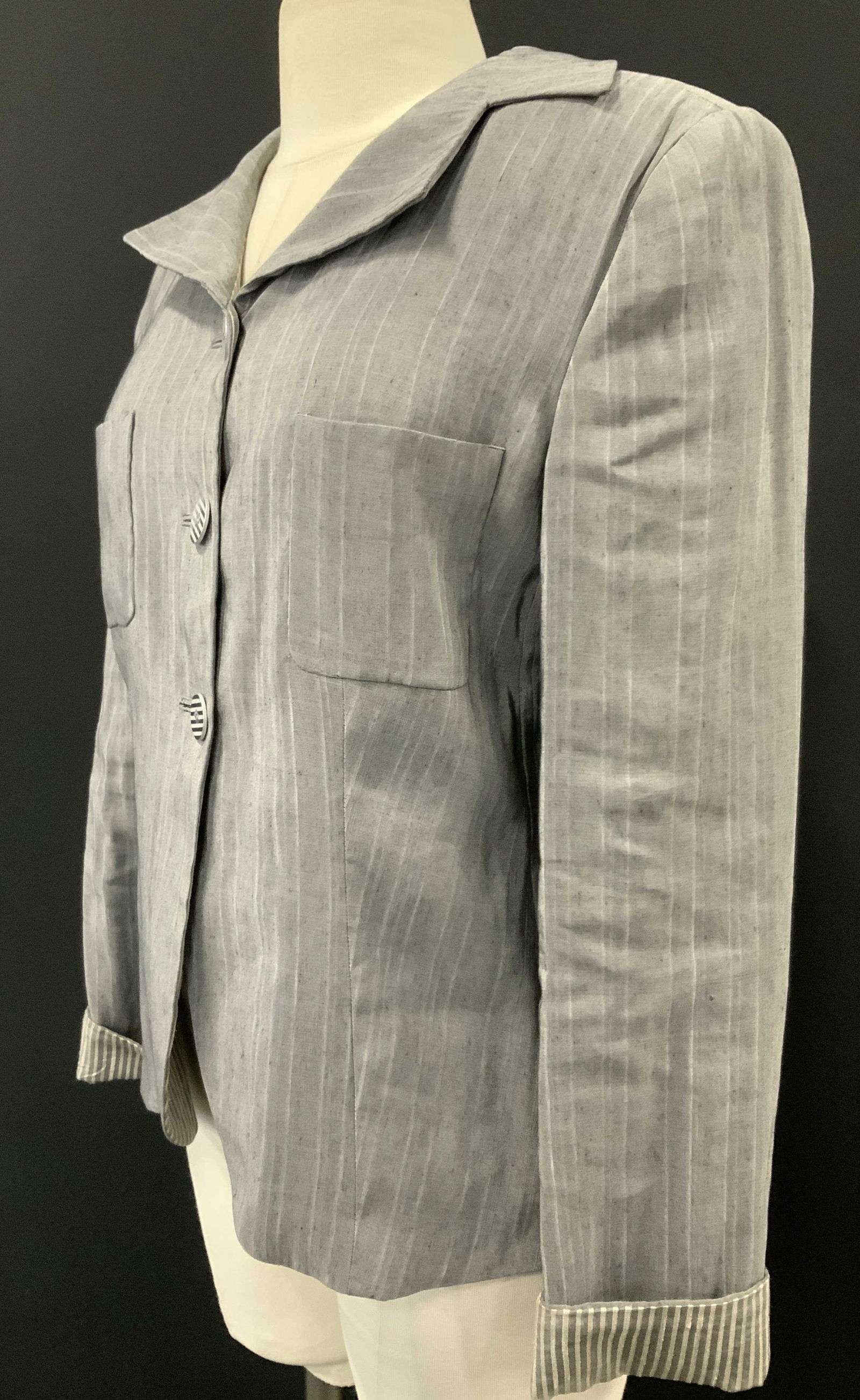 Giorgio Armani Linen & Silk Pants Suit, 2 Italy (1 of 9)