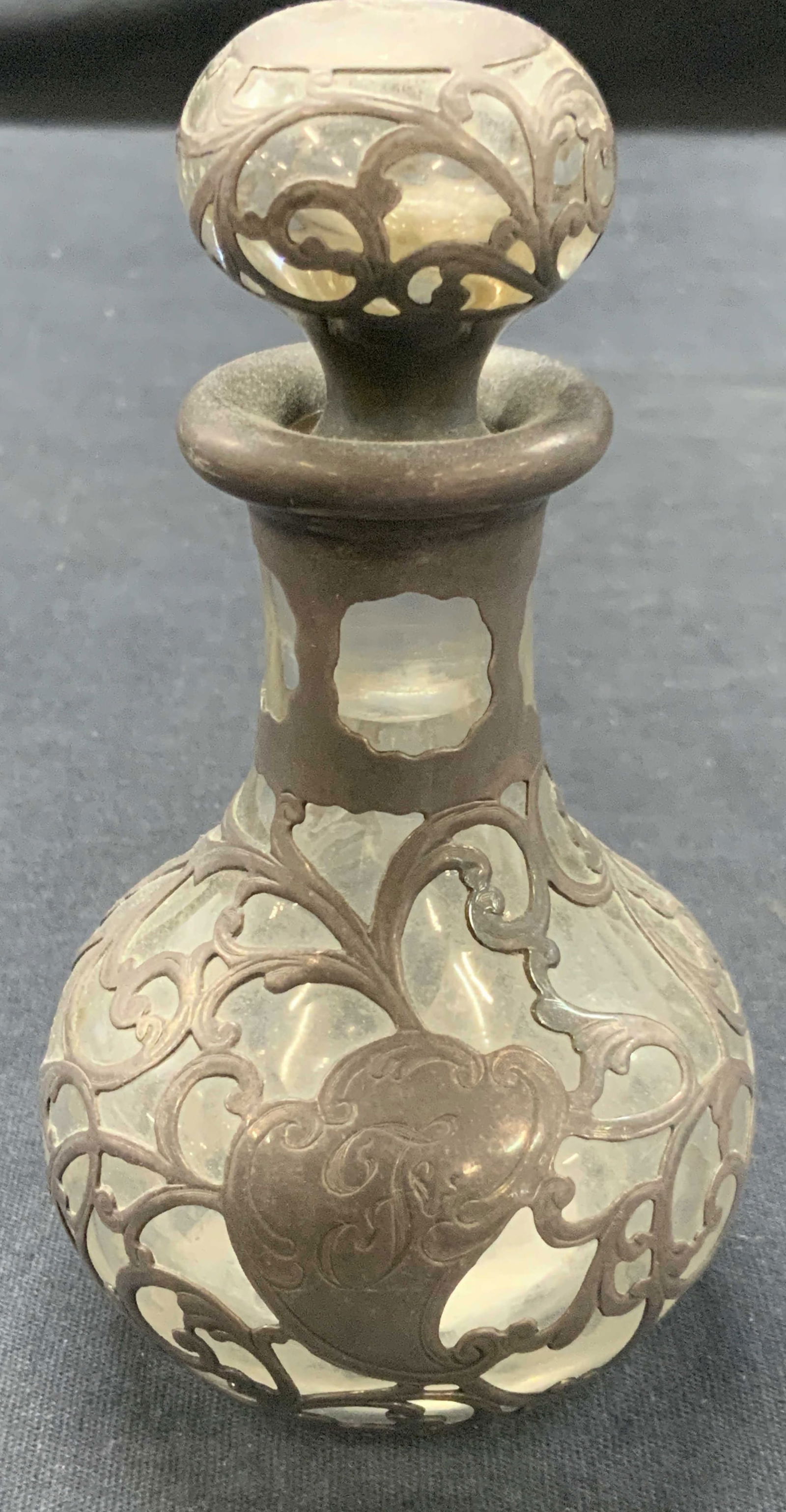 Sterling Overlay Glass Bottle (1 of 8)