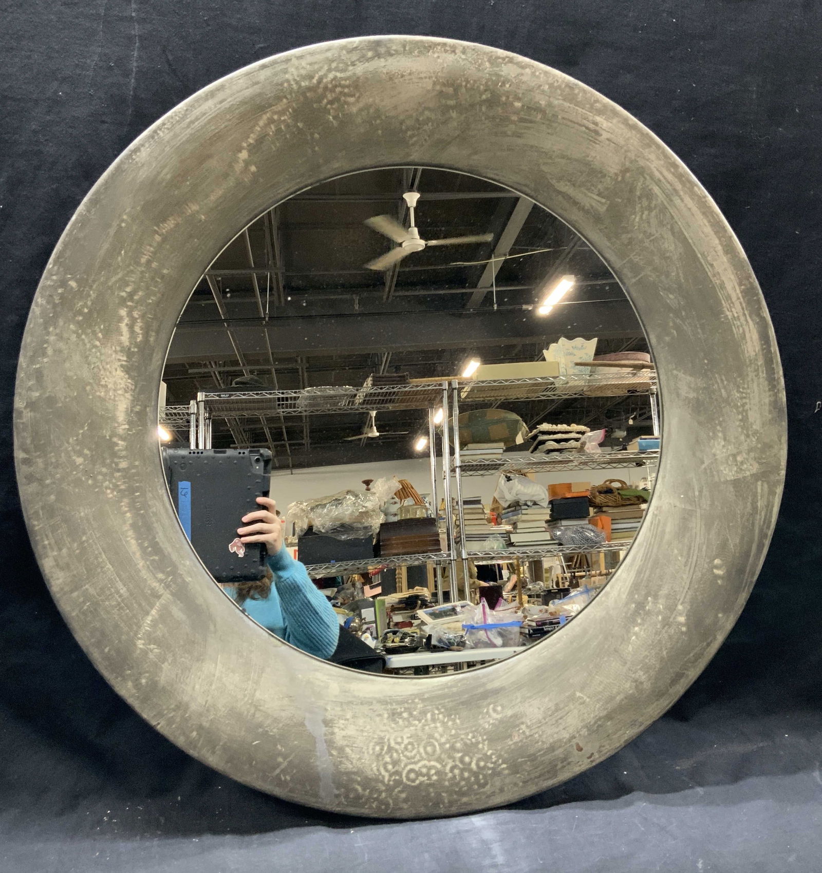 Circular Copper Wall Mirror, Turkey (1 of 6)