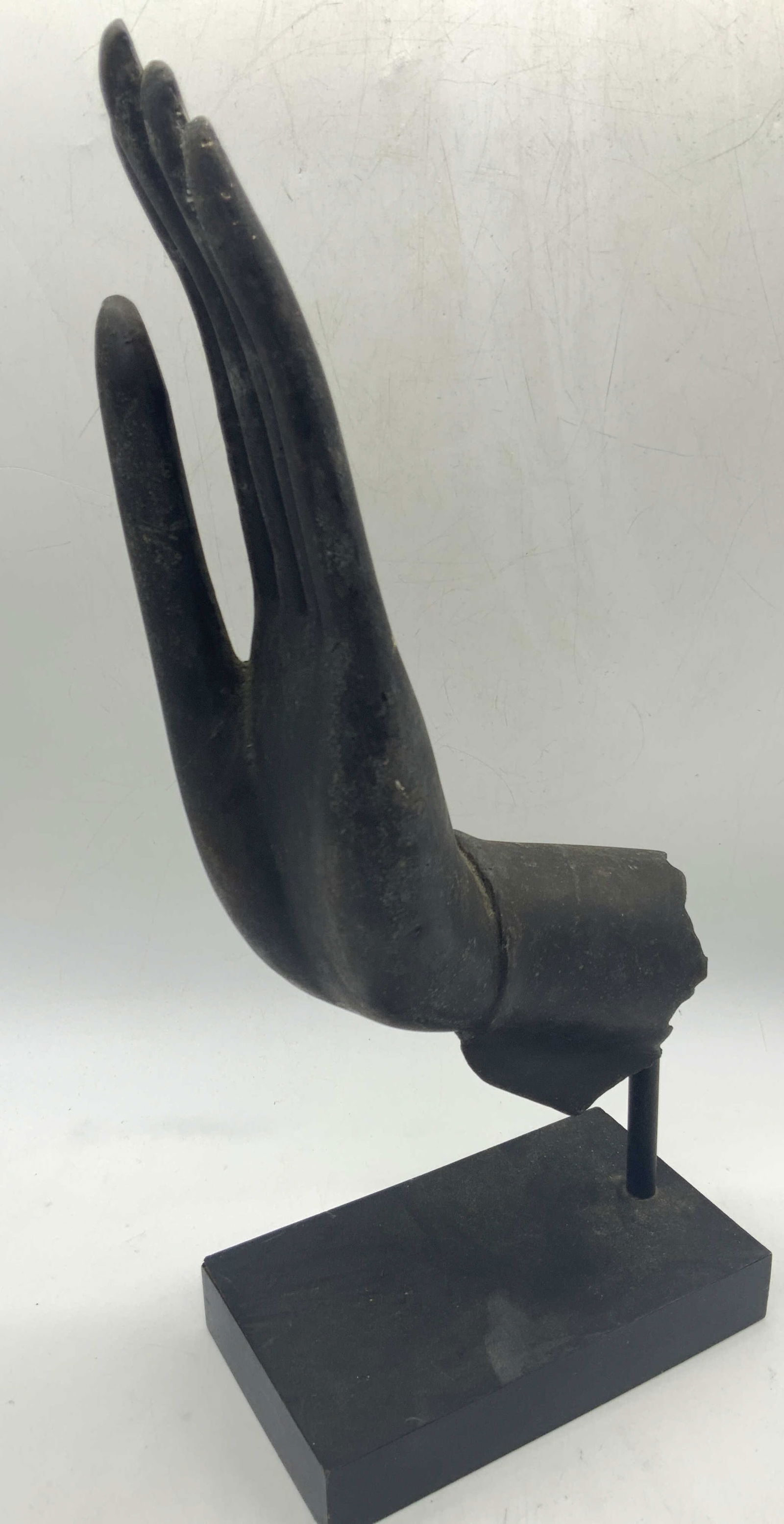 Cast Iron Buddha Hand Mudra Sculpture (1 of 9)