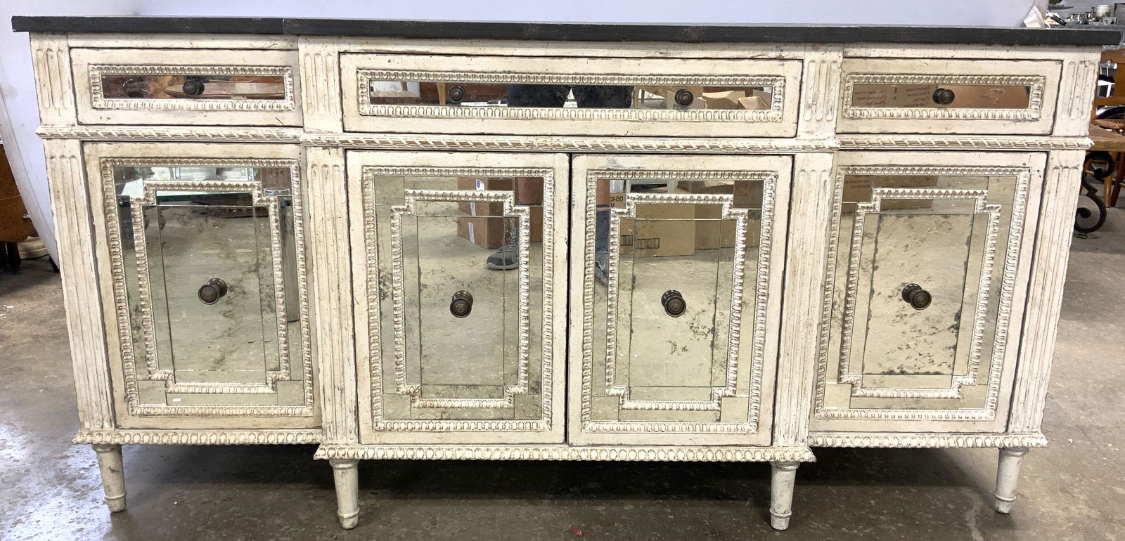 AMY HOWARD COLLECTION Mirrored & Wood Sideboard (1 of 9)