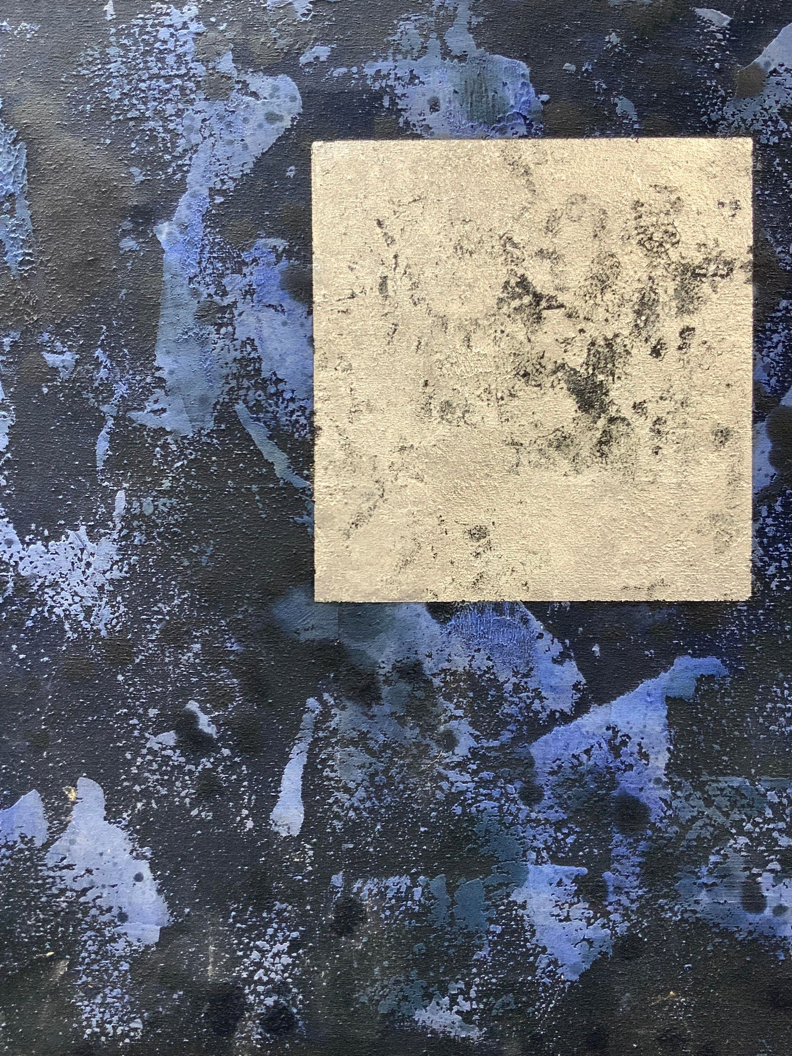 Signed Contemporary Abstract Mixed Media 3ft 1988 (1 of 10)