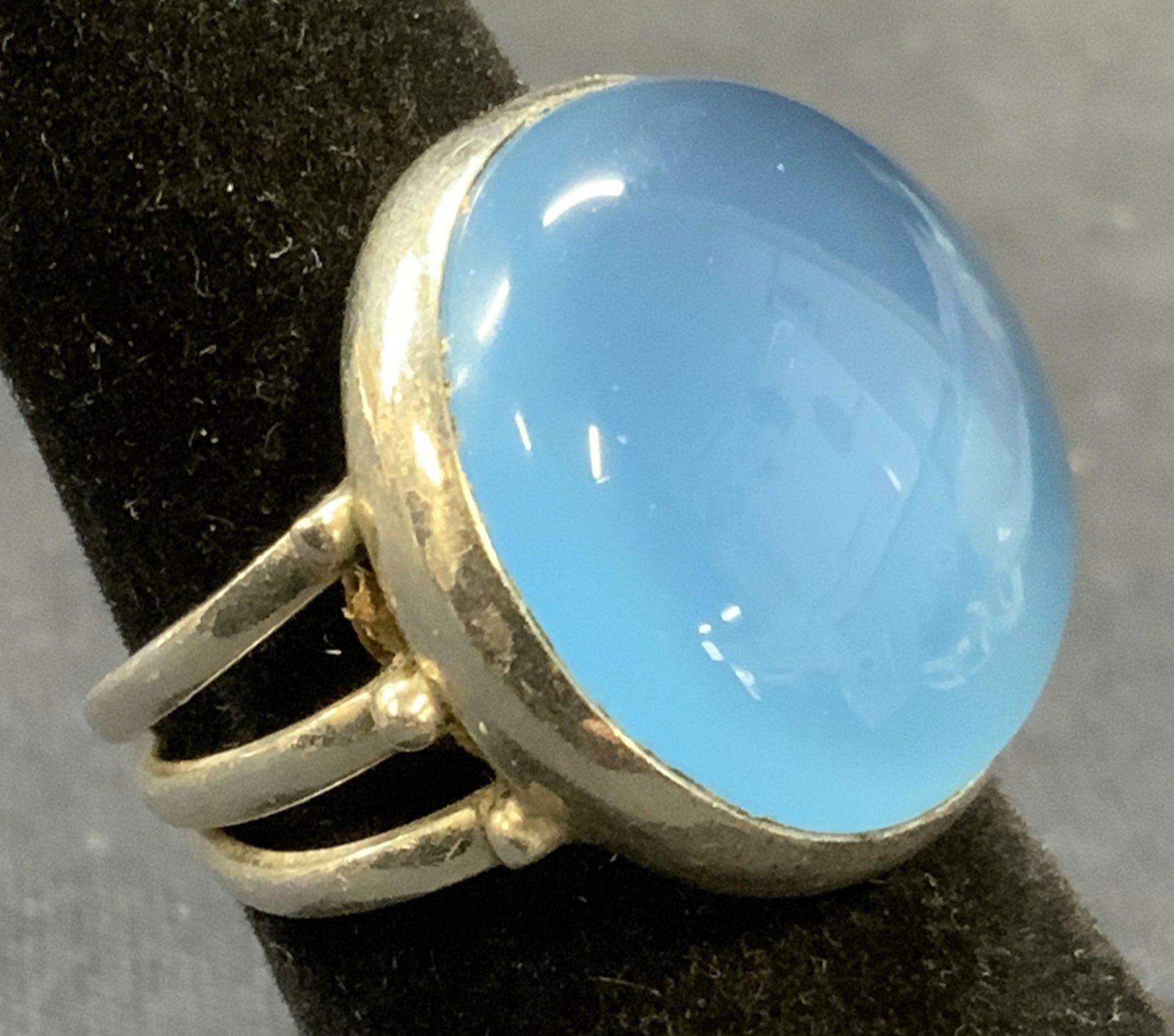 Sterling Silver Blue Calcite Ring (1 of 6)