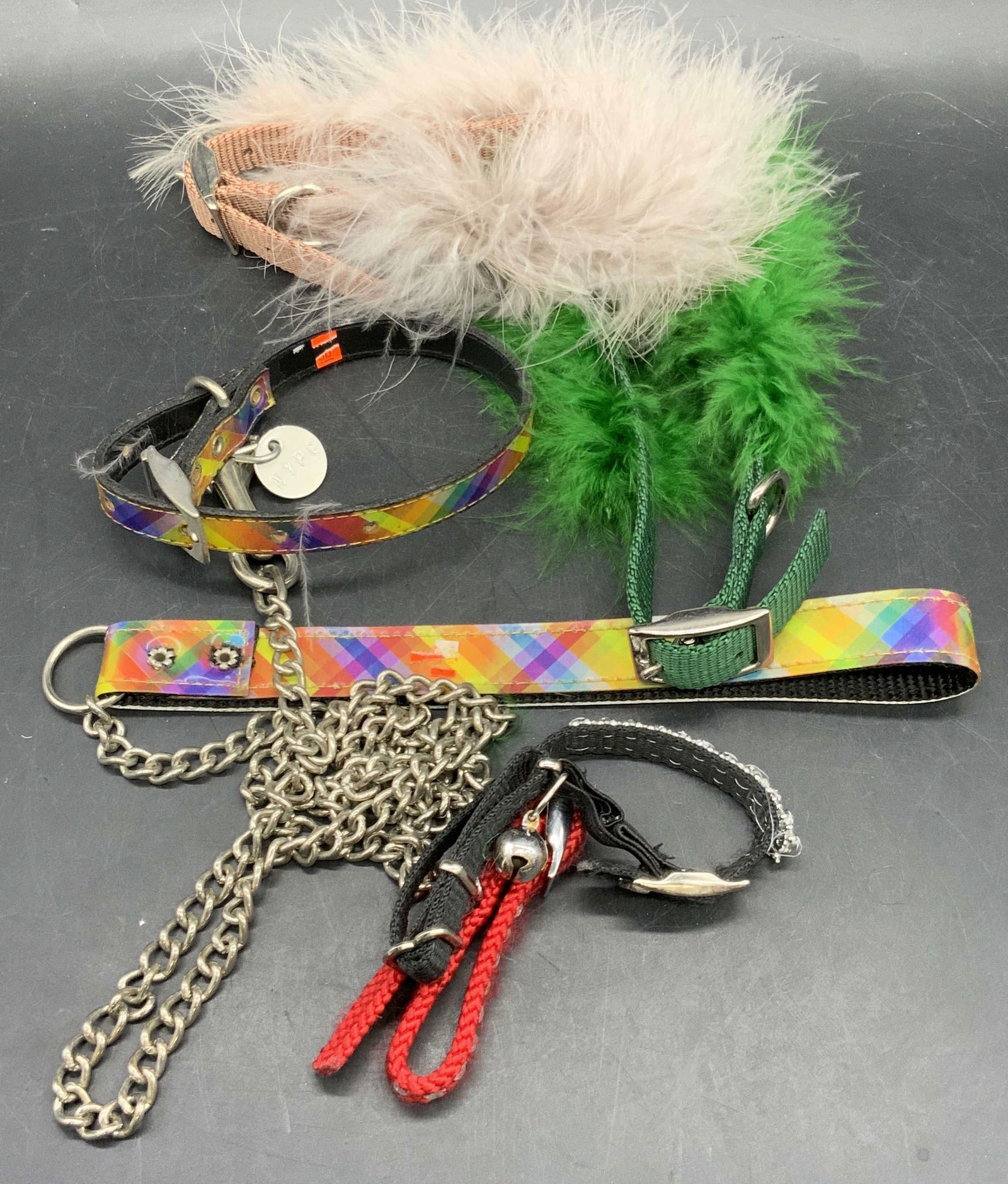 Lot 5 Solid Colored & Patterned Dog Collars (1 of 9)