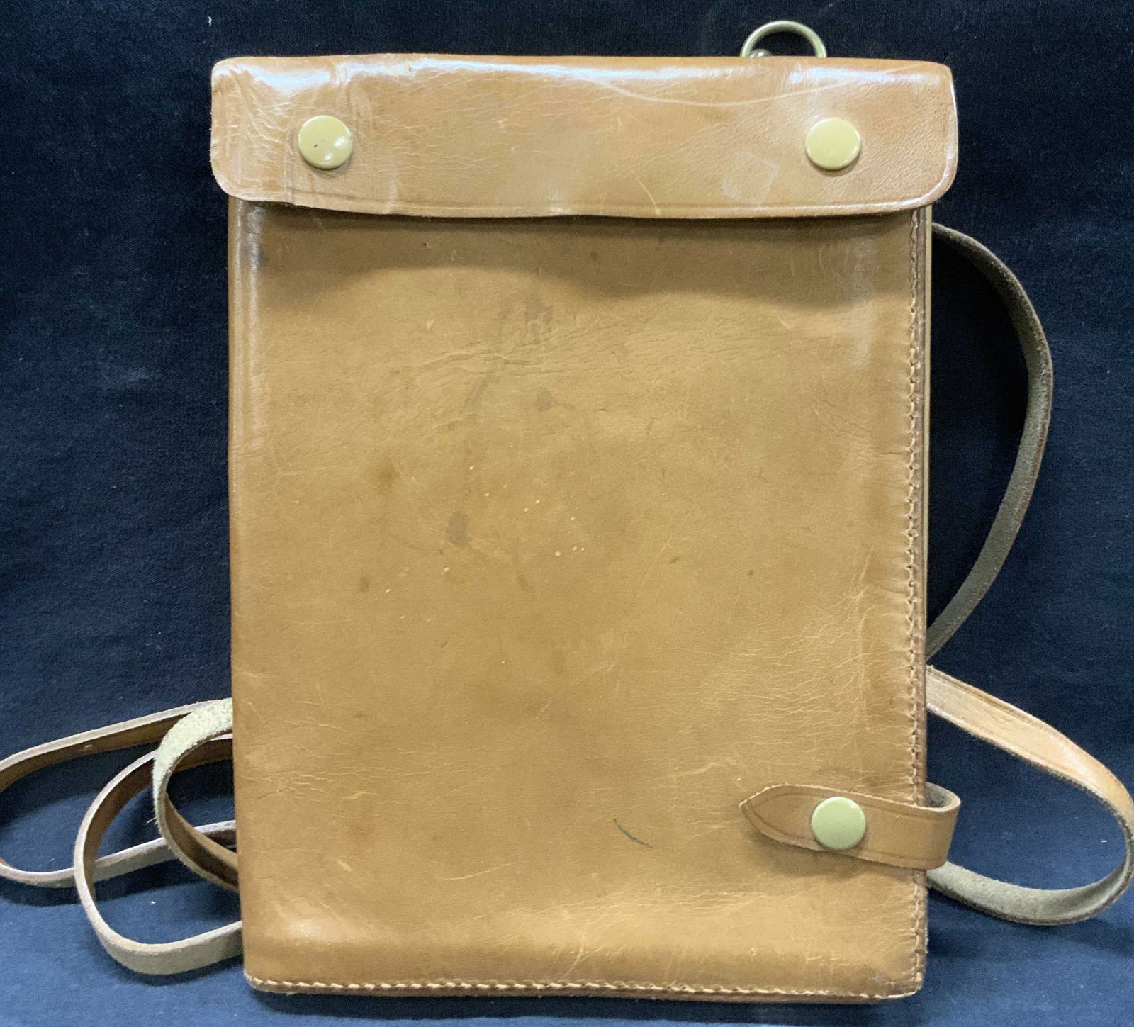 Vintage 1955 German Leather Map Case (1 of 8)