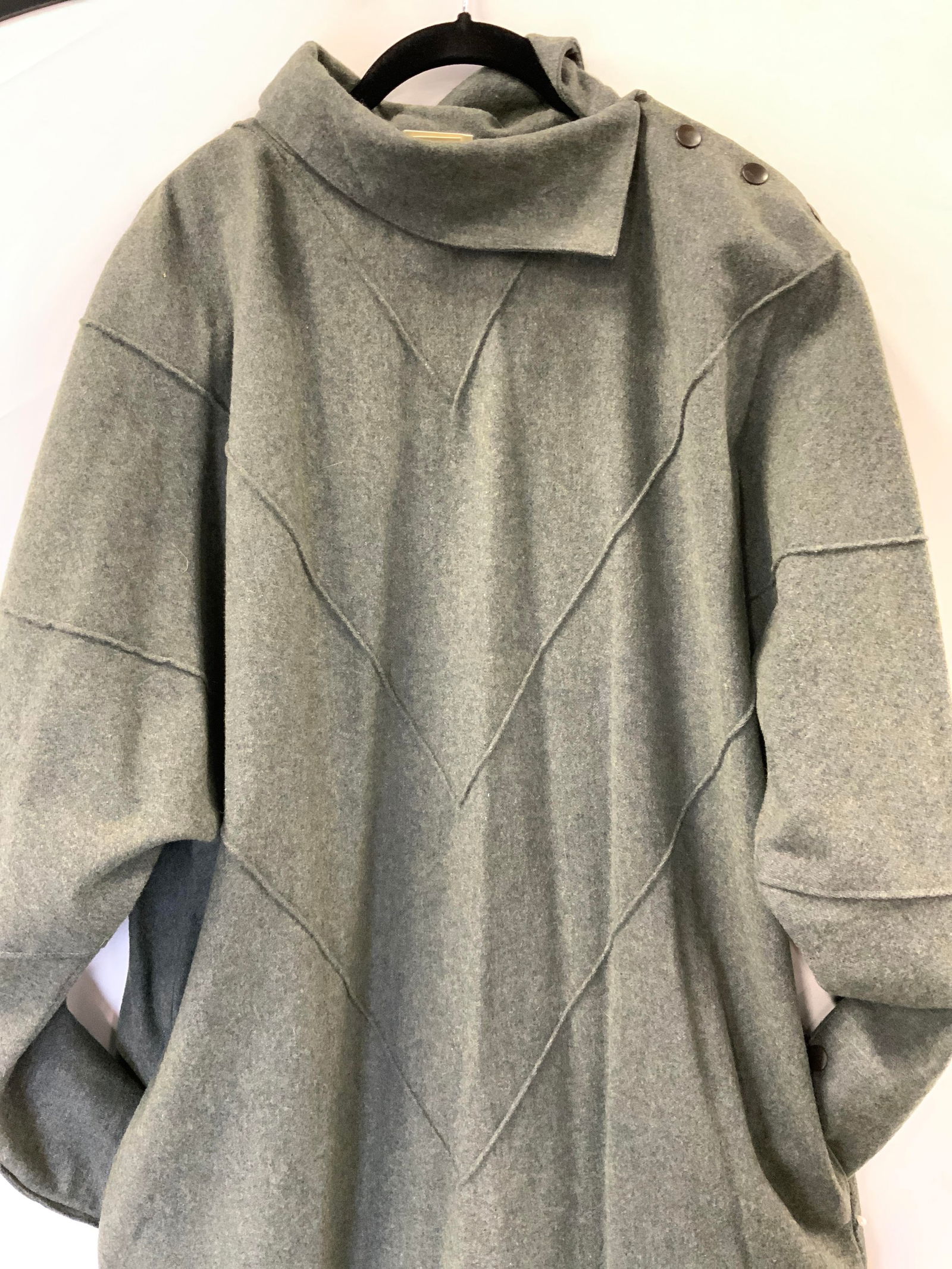 Krizia II Long Wool Plus  size Dress, Italy (1 of 7)