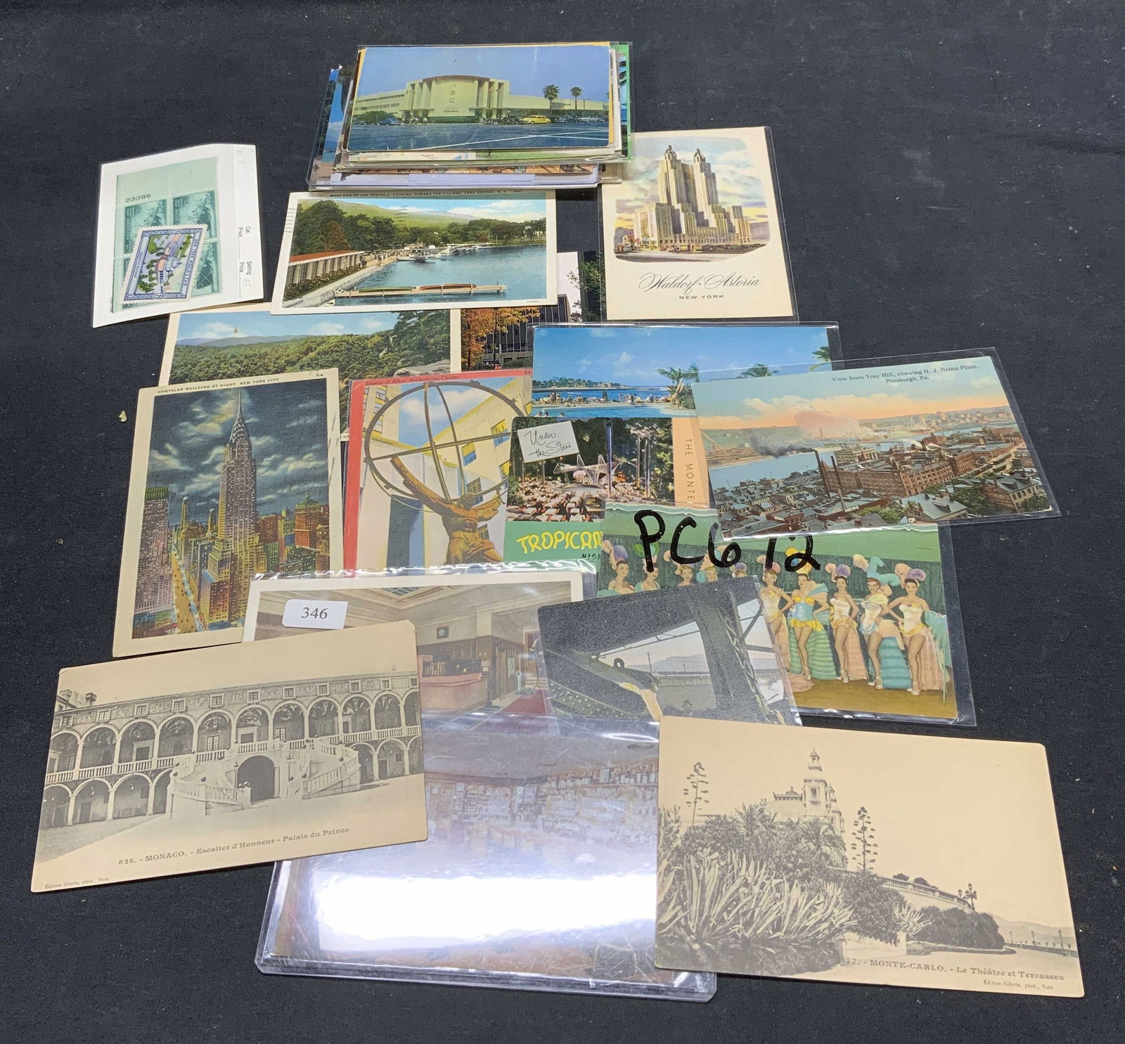 Large Group Vintage Travel Ephemera Postcards (1 of 7)