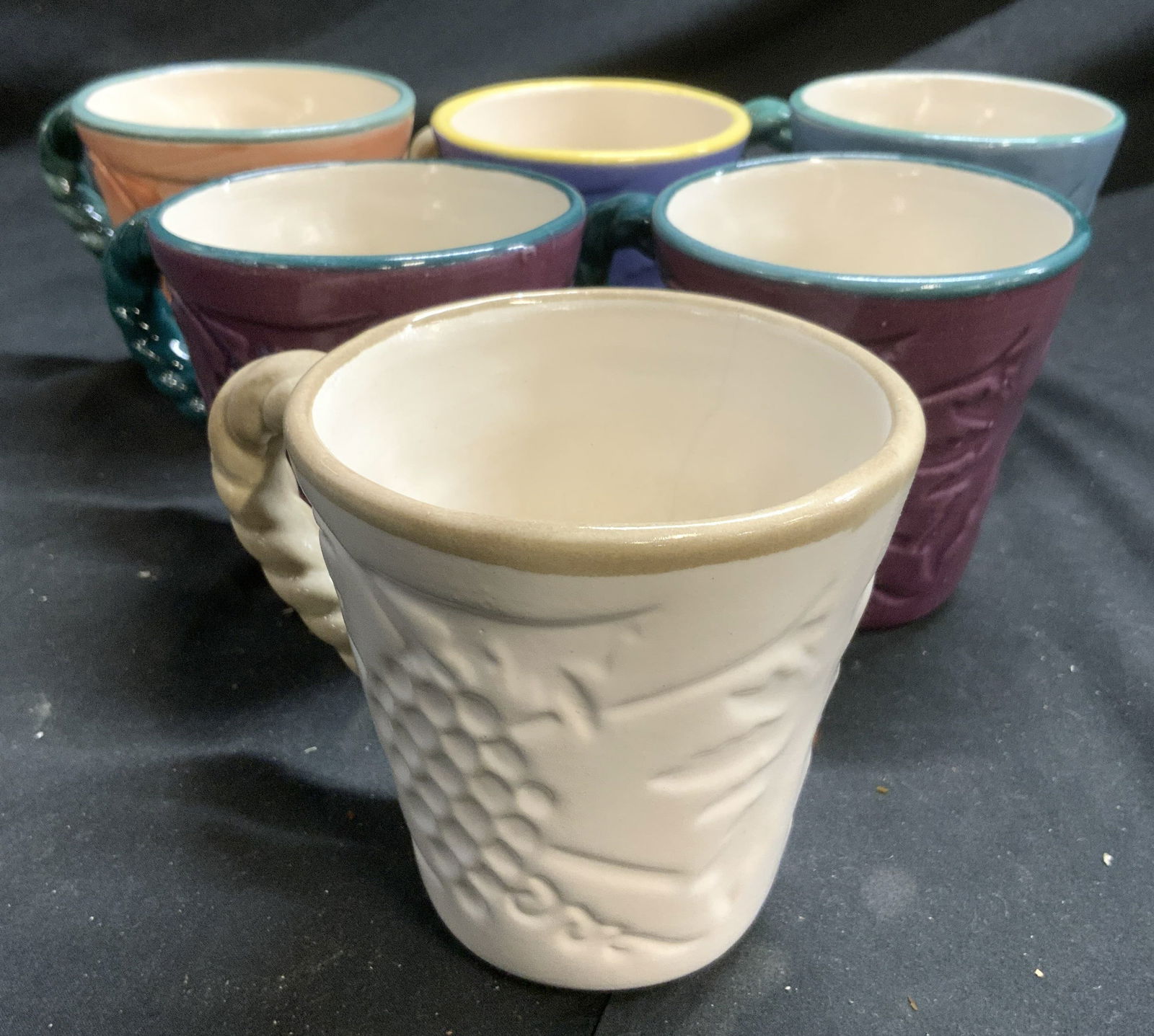 FIORIWARE & JARDINWARE 6 Ceramic Teacups Vessels (1 of 9)