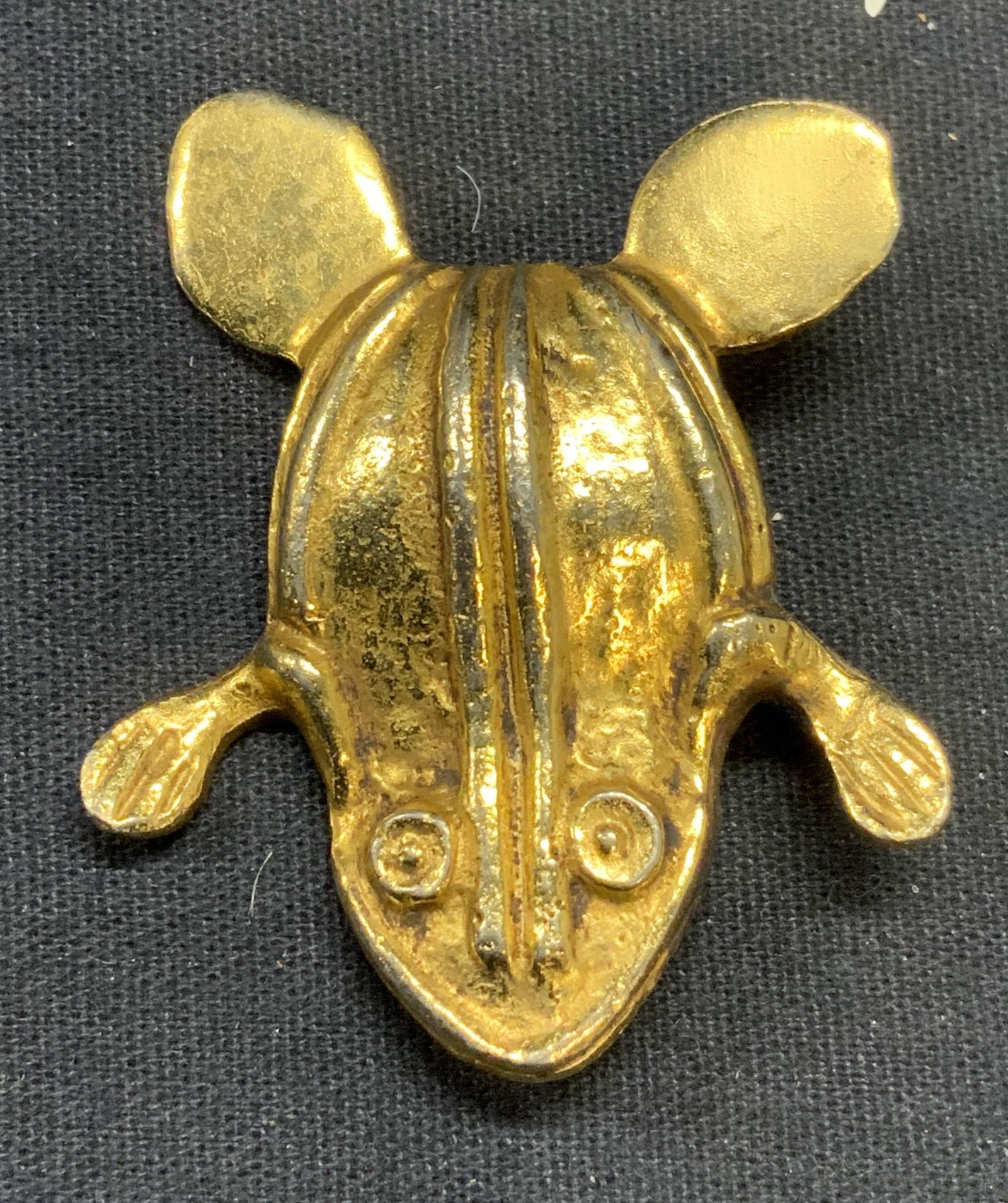 Alva Museum Replicas Gold Tn Frog Brooch (1 of 6)