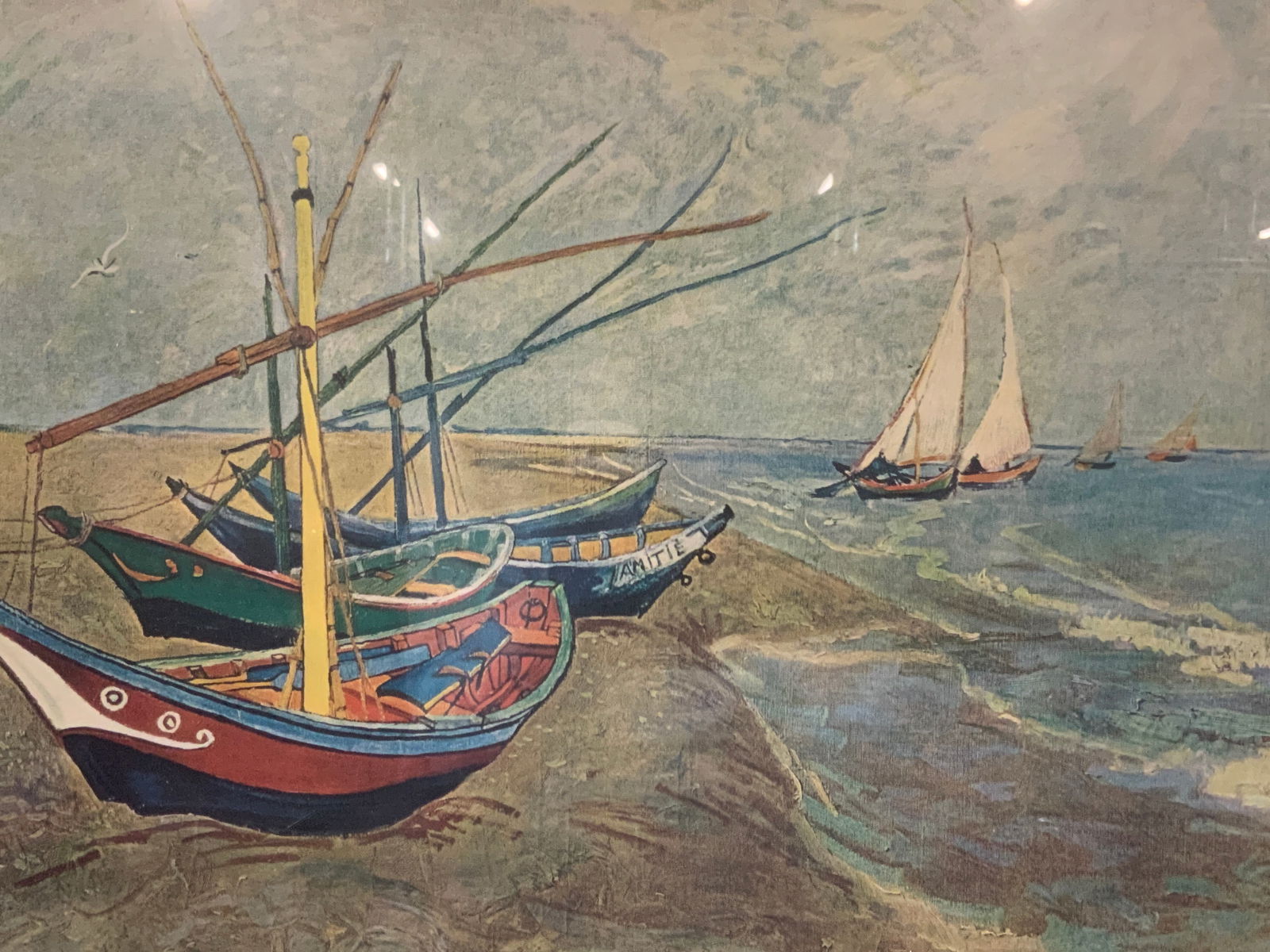 Van Gogh Fishing Boats On The Beach Lithograph (1 of 10)