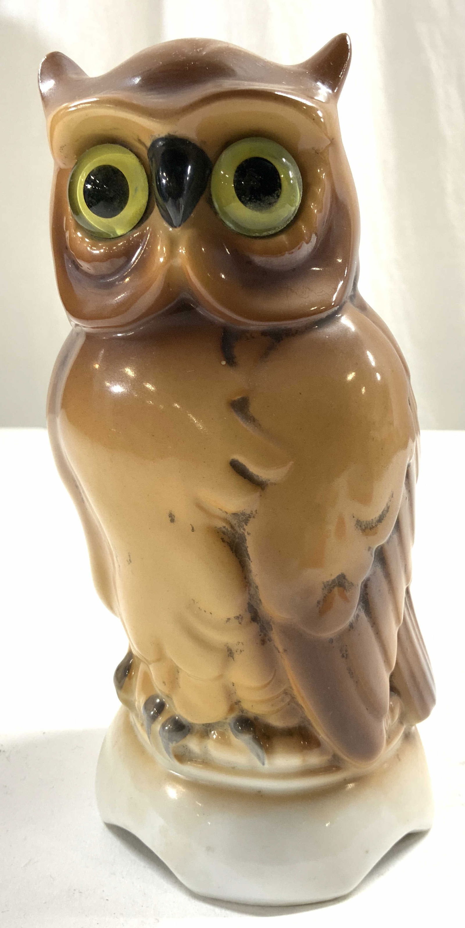 Porcelain Owl Figural Votive Decorative Object (1 of 7)