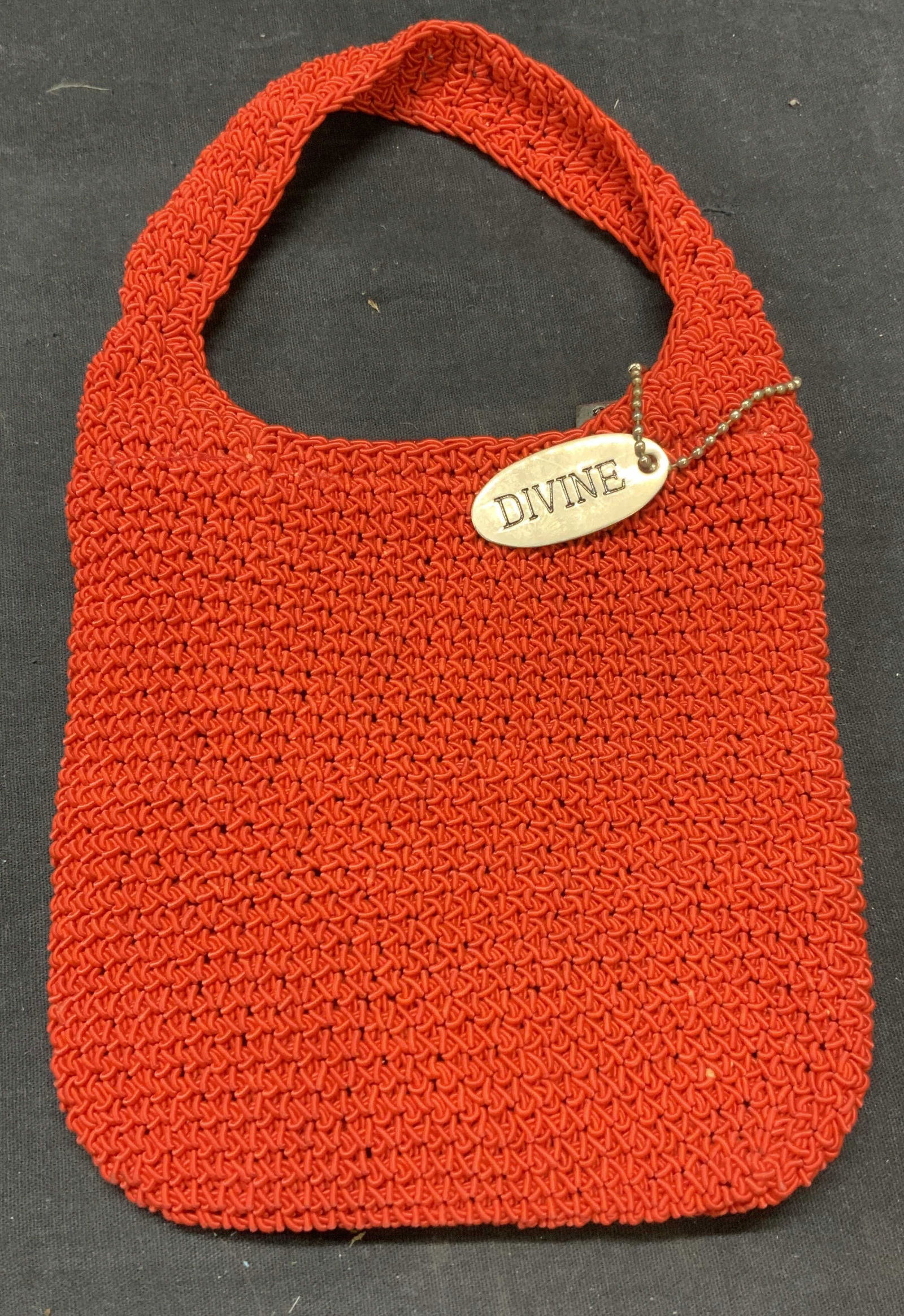 Divine Red Woven Handbag (1 of 6)