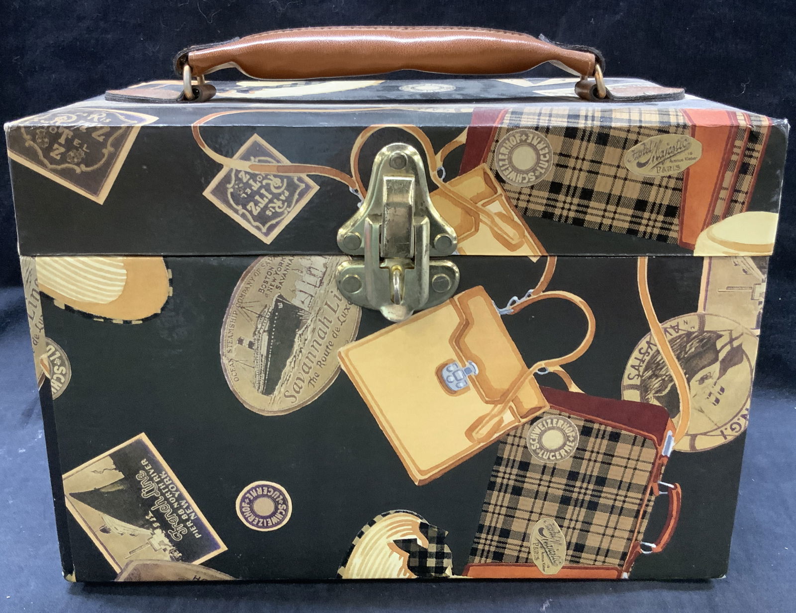 Vintage Travel Trunk Jewelry Box (1 of 11)