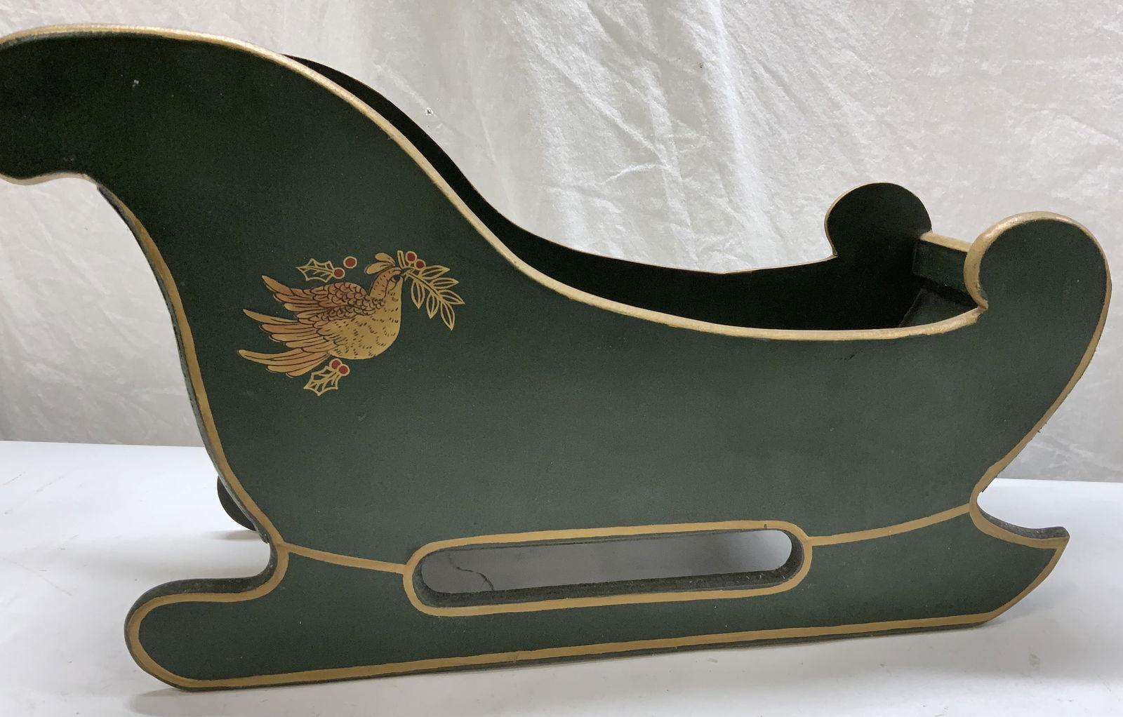 Wooden Christmas Sleigh, XL, 23 in. (1 of 8)