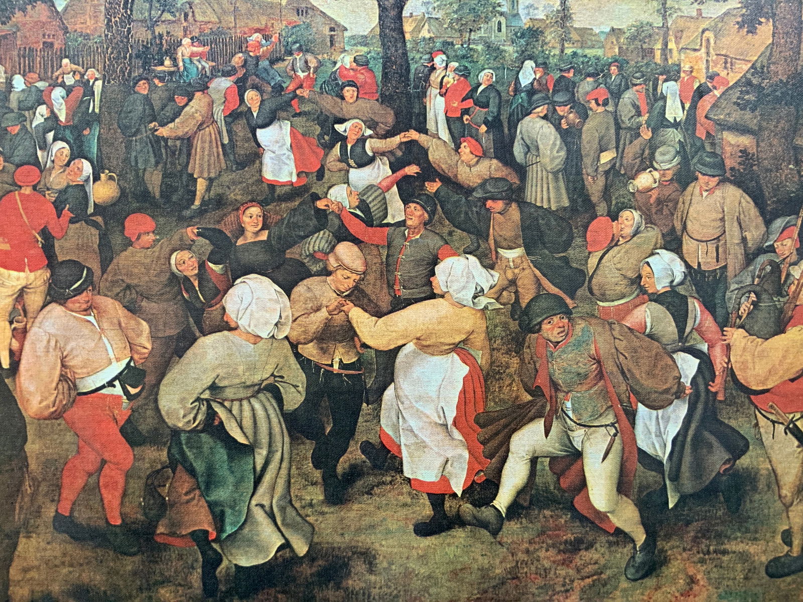 Pieter Brueghel The Wedding Dance Mounted Litho (1 of 9)
