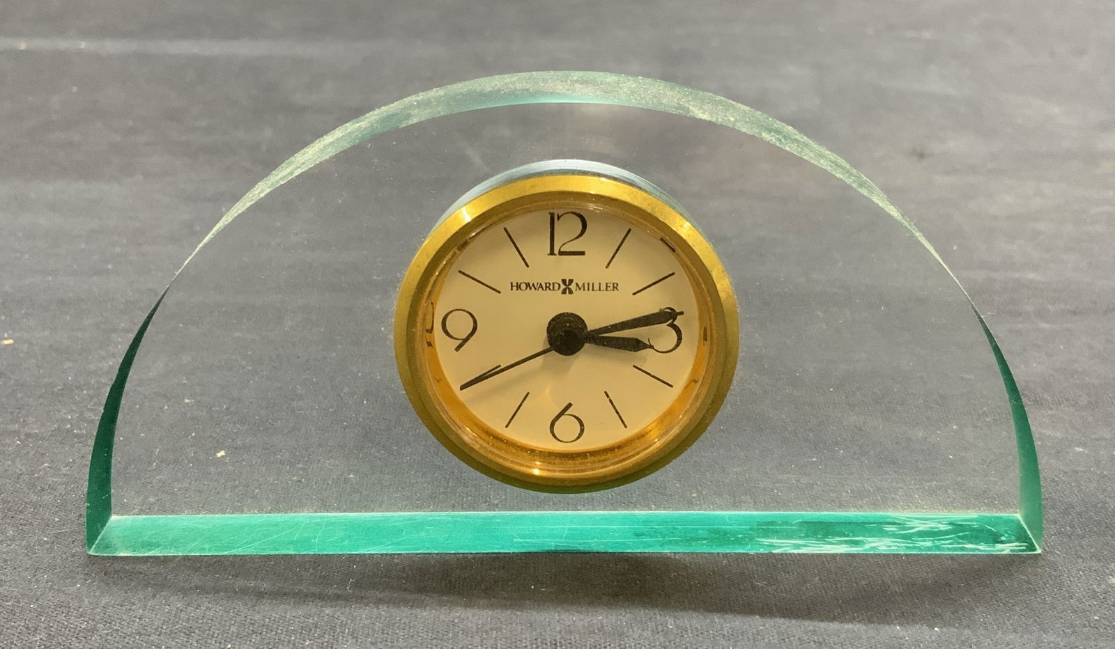 Howard Miller Lucite Desk Clock (1 of 6)