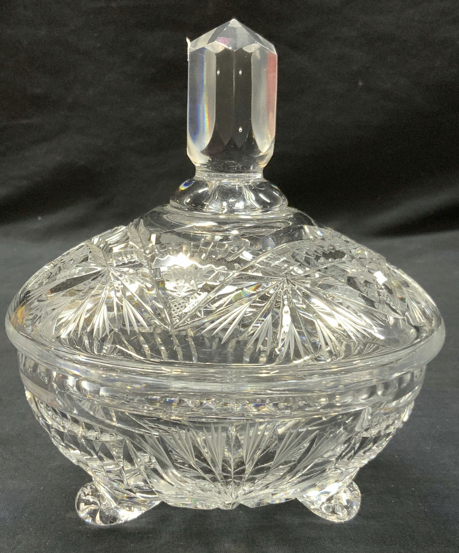 Cut Crystal Footed Vessel (1 of 9)