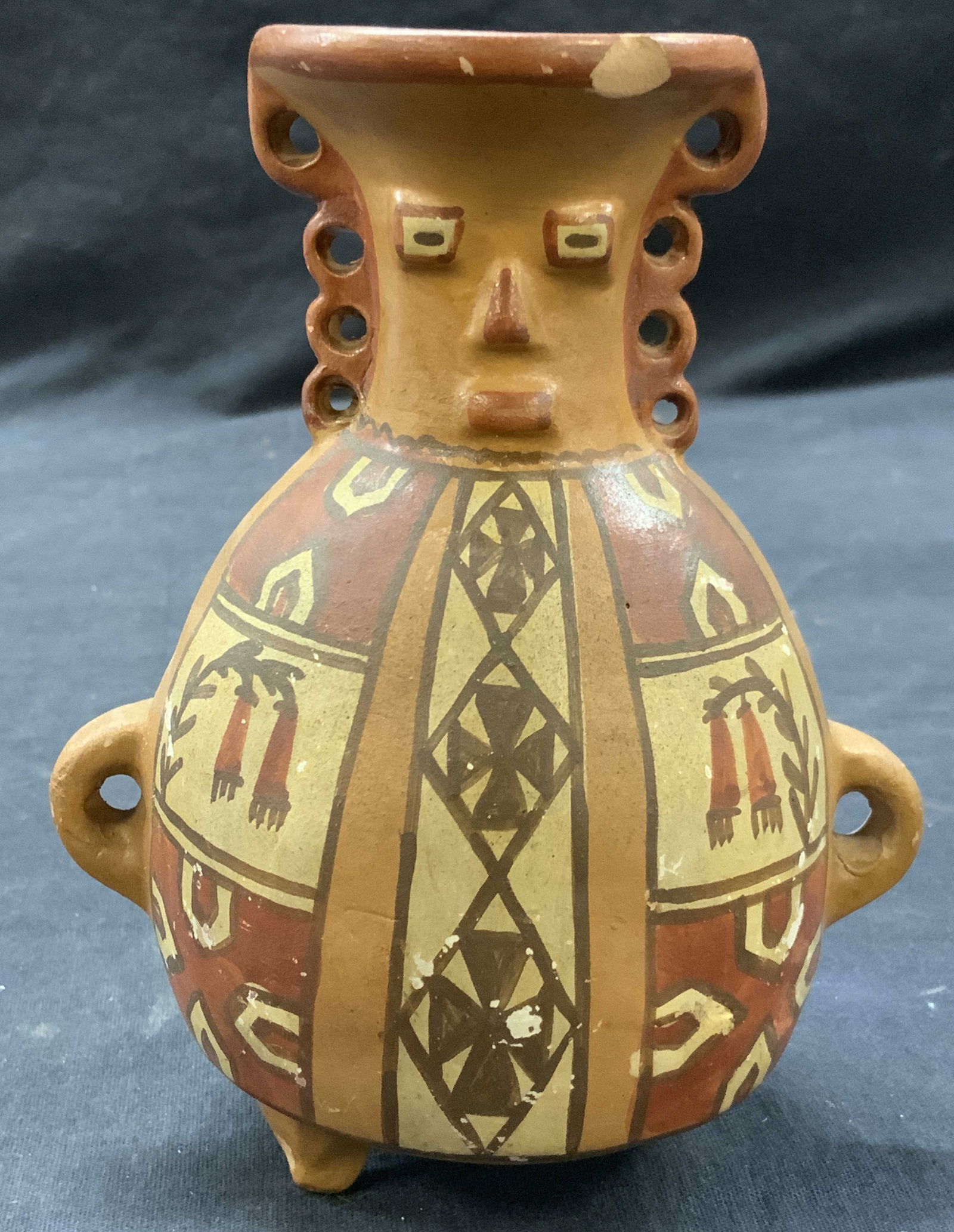 Hand Crafted Tribal Pottery Figural Vessel (1 of 9)